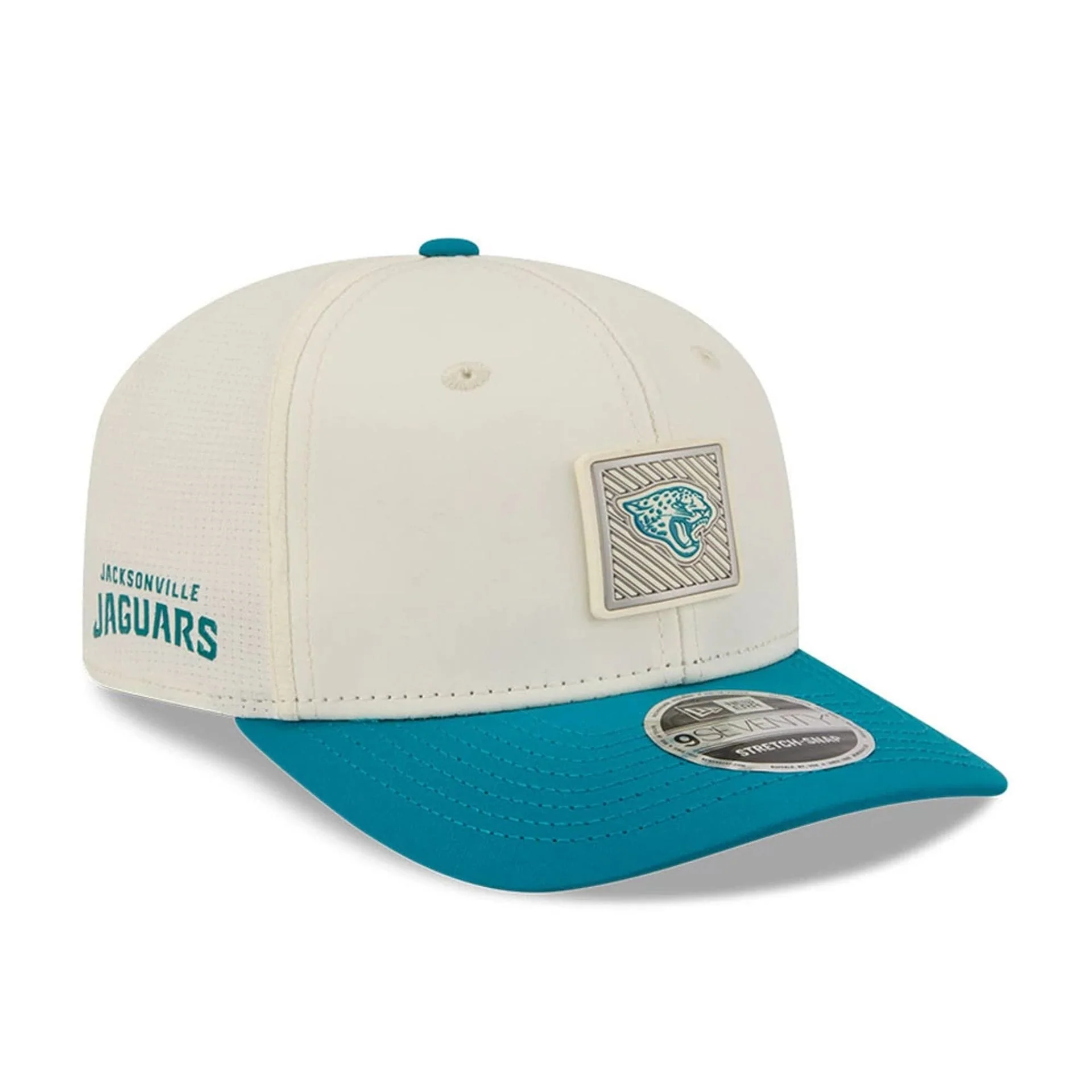 Jaguars NFL Training 2026 White 9SEVENTY Stretch Snap Adjustable Cap