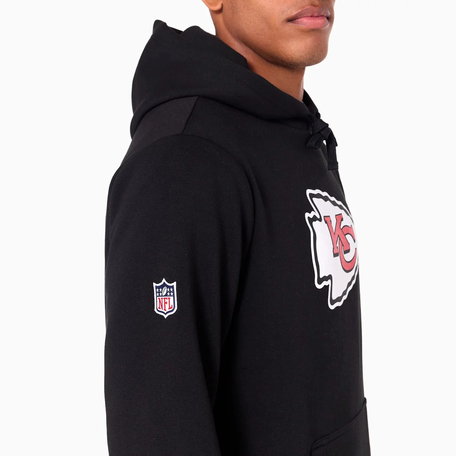 Kansas City Chiefs NFL Black Pullover Hoodie - Image 4