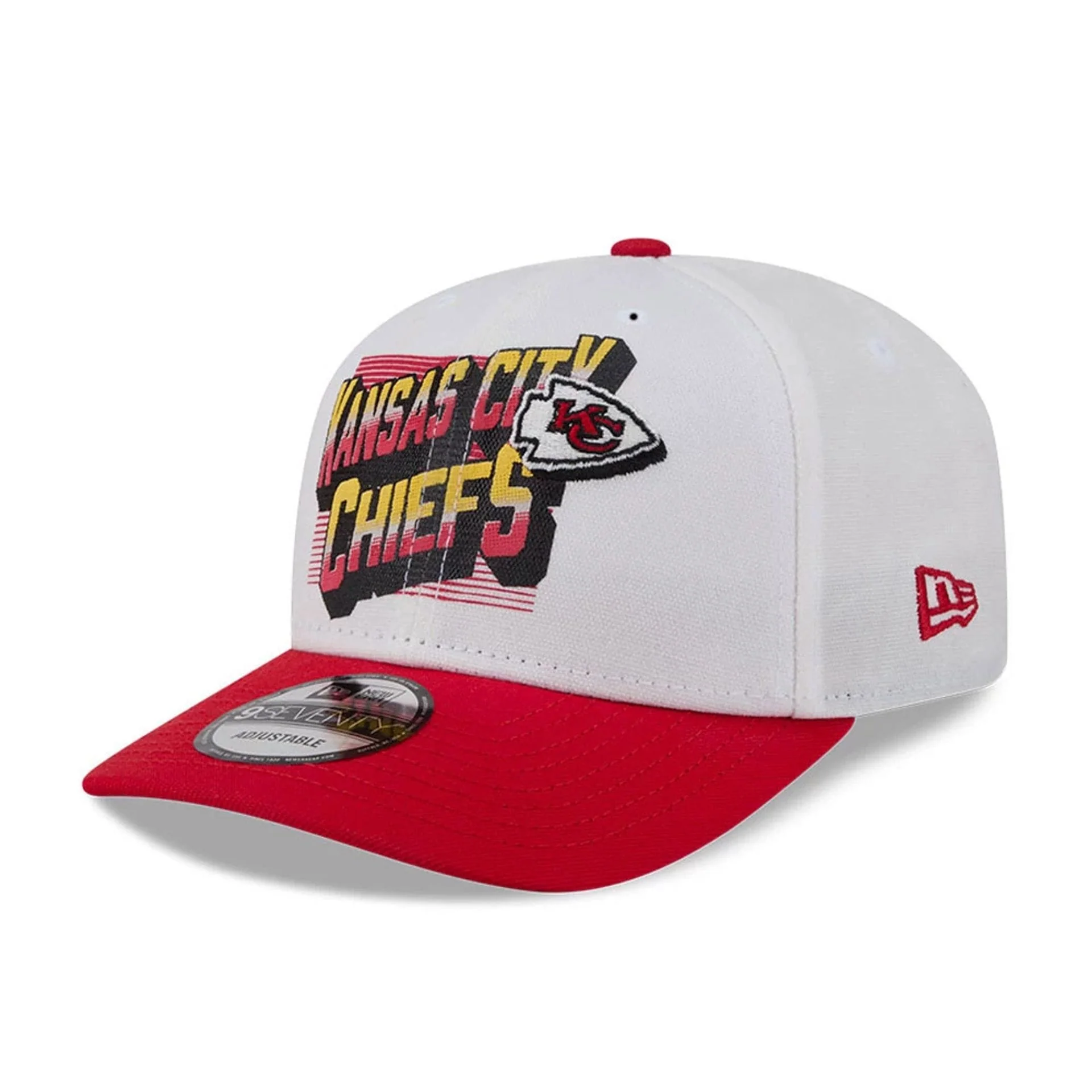 Kansas City Chiefs NFL Duck Cloth White 9SEVENTY Stretch Snap Cap