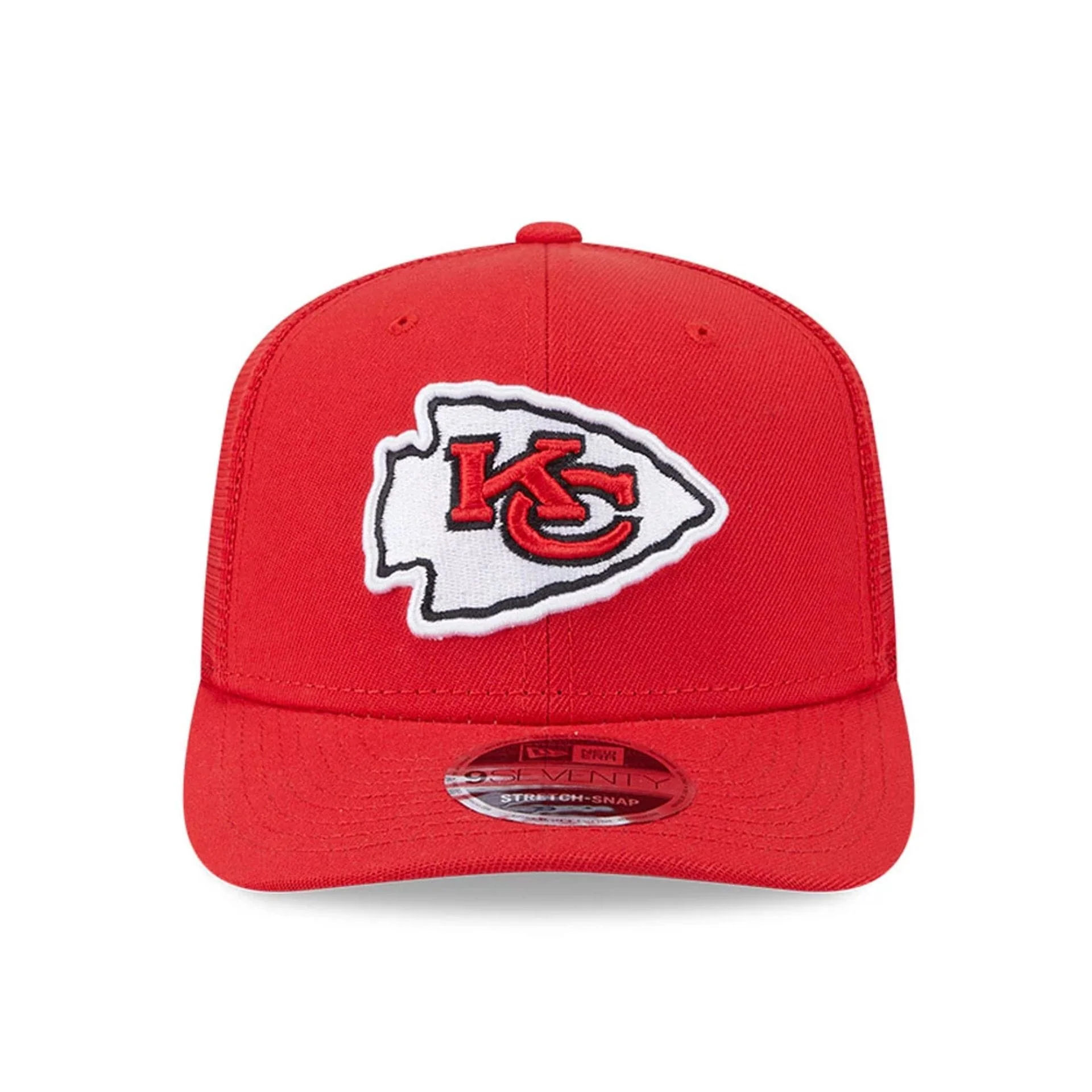 Kansas City Chiefs NFL Evergreen Red 9SEVENTY Stretch Snap Adjustable Cap - Image 3