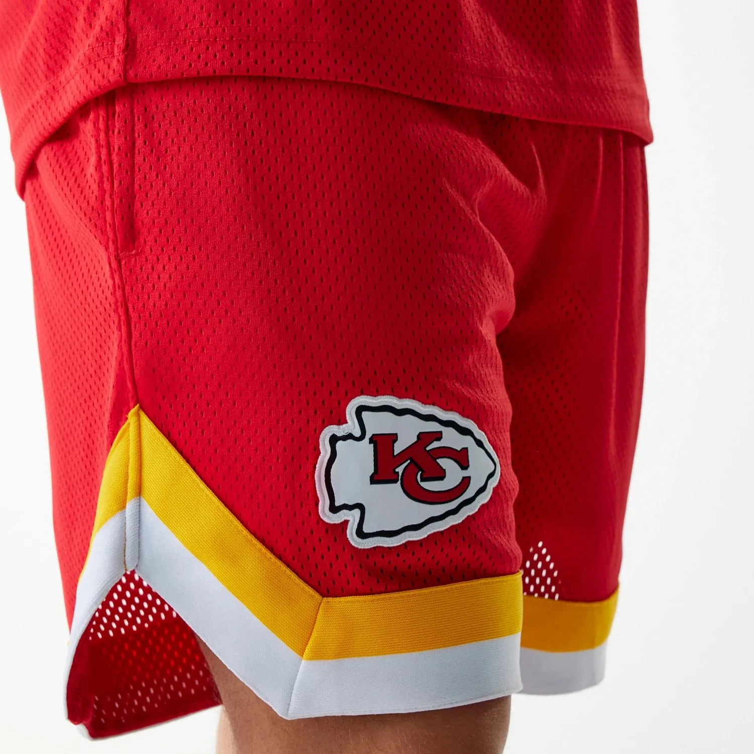 Kansas City Chiefs NFL Mesh Red Shorts - Image 3