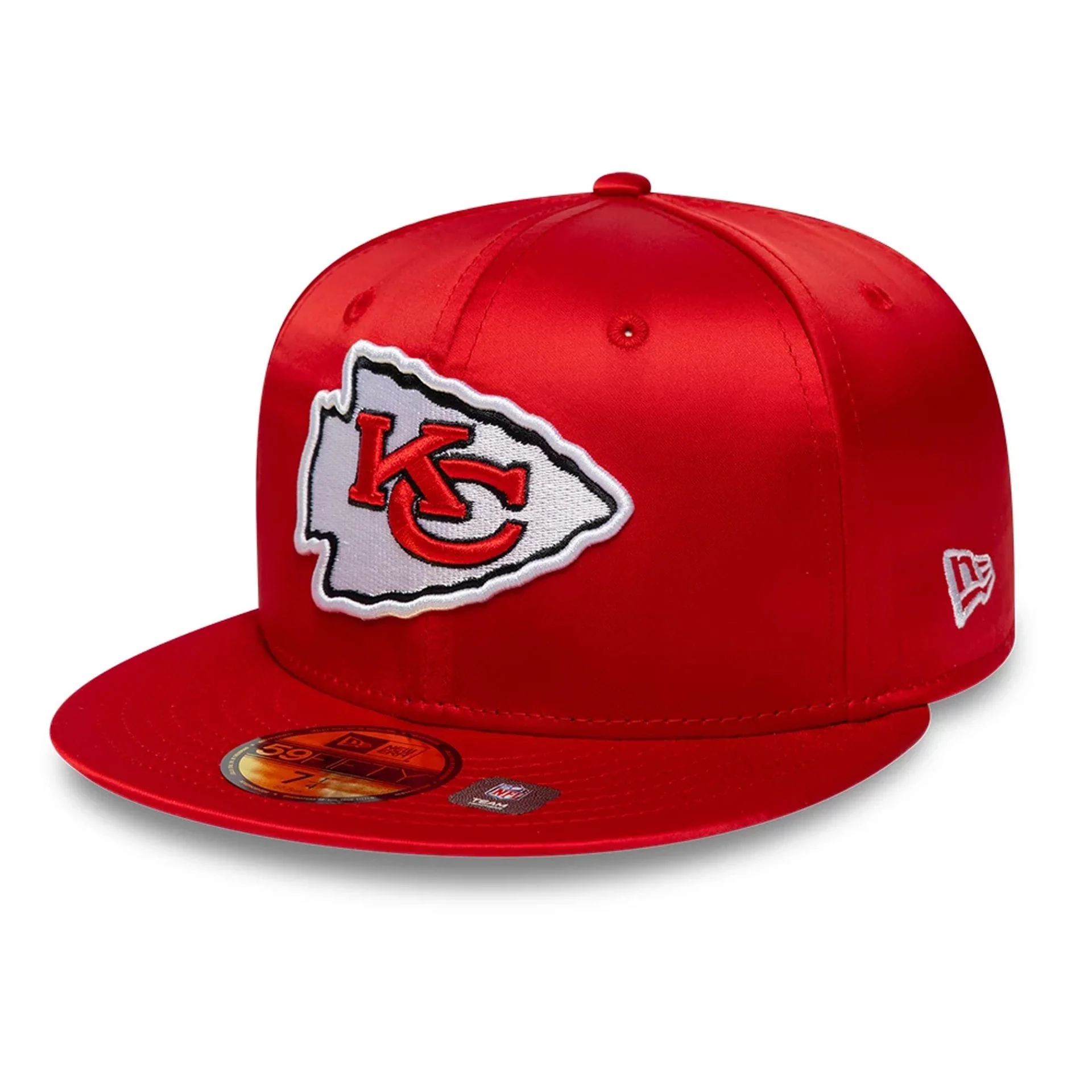 Kansas City Chiefs NFL Satin Red 59FIFTY Fitted Cap