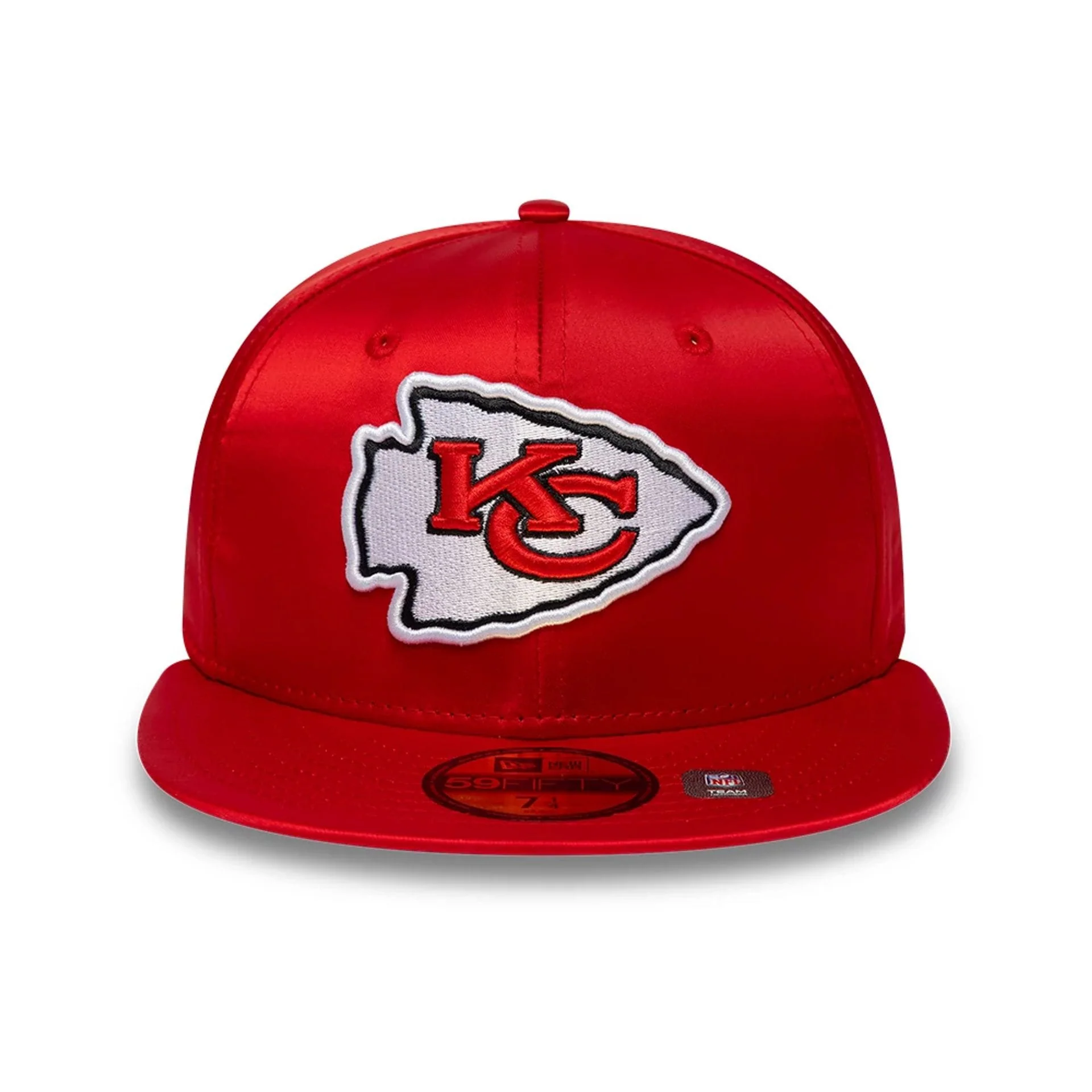 Kansas City Chiefs NFL Satin Red 59FIFTY Fitted Cap - Image 2