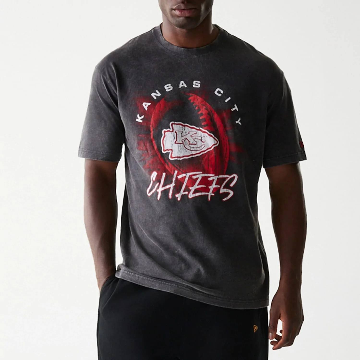 Kansas City Chiefs NFL Sport Night Black T-Shirt - Image 3