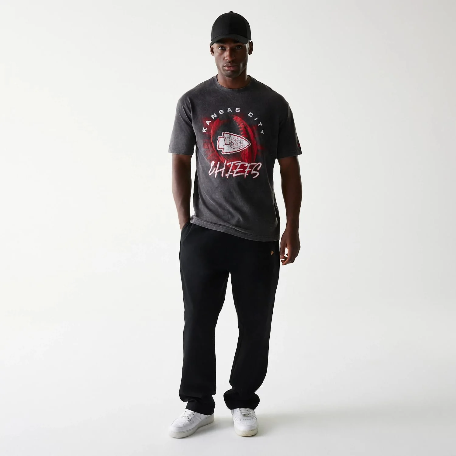 Kansas City Chiefs NFL Sport Night Black T-Shirt - Image 8