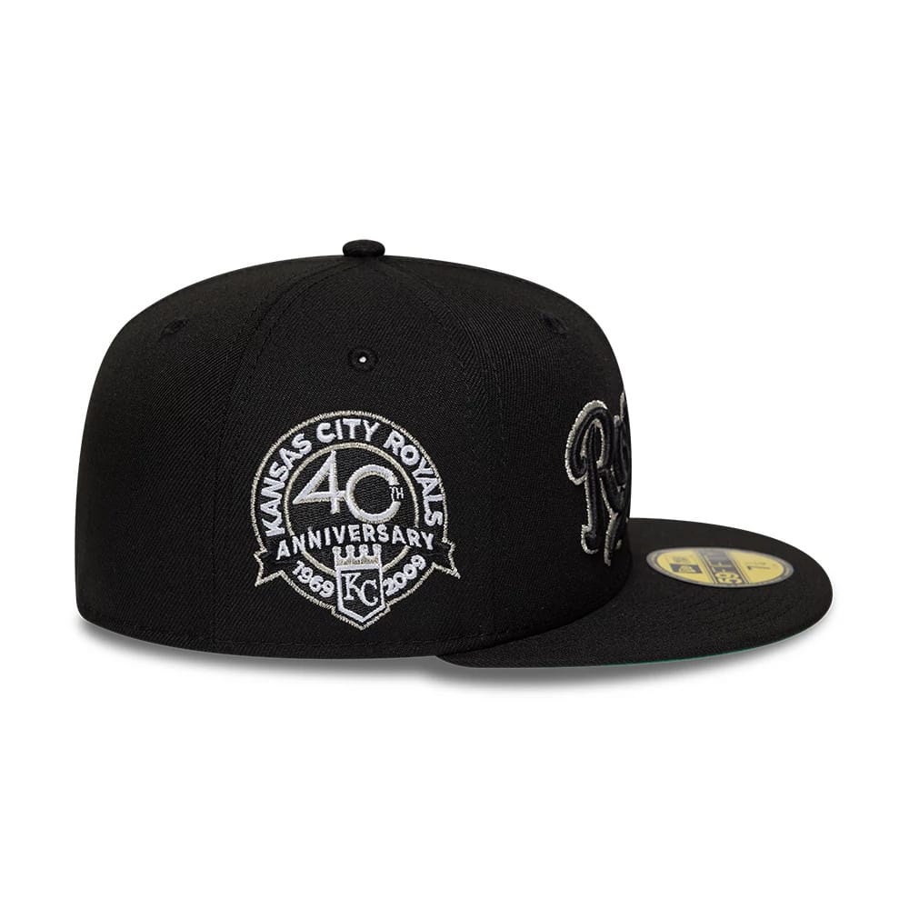 Kansas City Royals MLB Cooperstown Black 59FIFTY Fitted Cap - Image 6