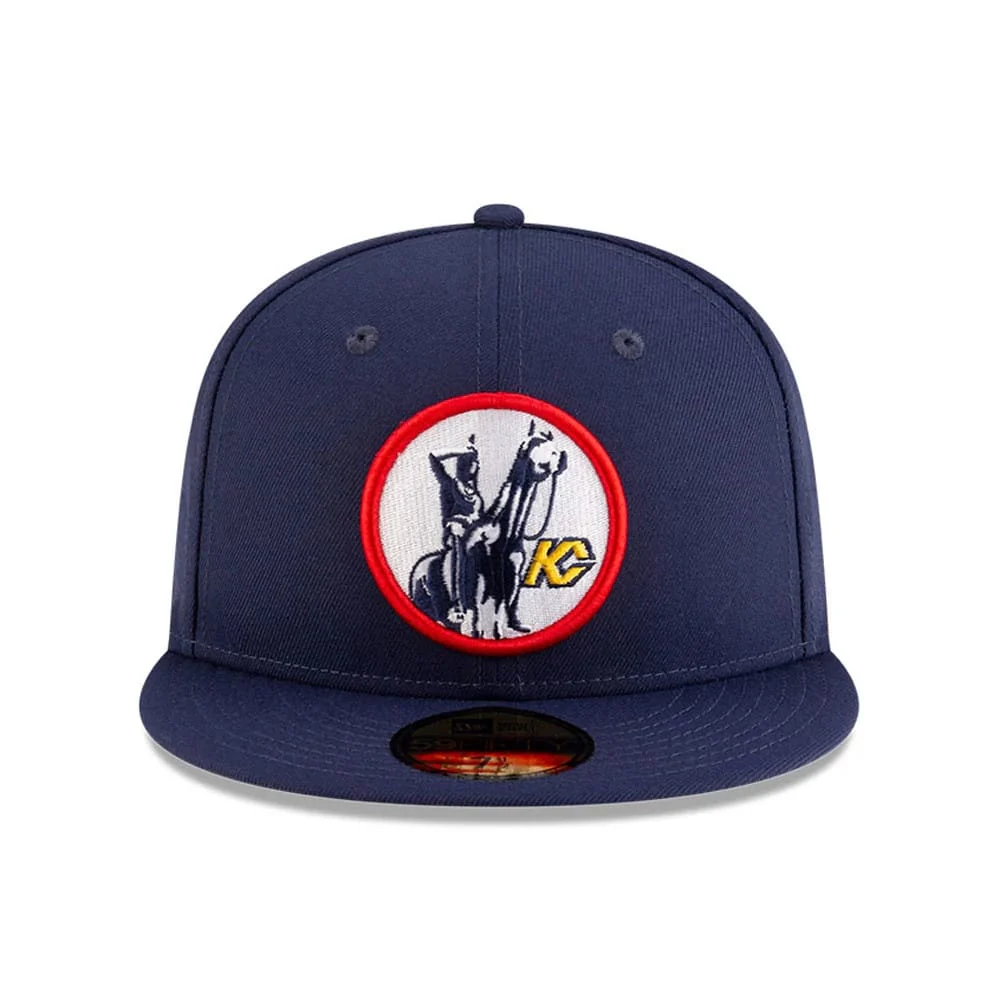 Kansas City Scouts NHL Basic Navy 59FIFTY Fitted Cap - Image 3
