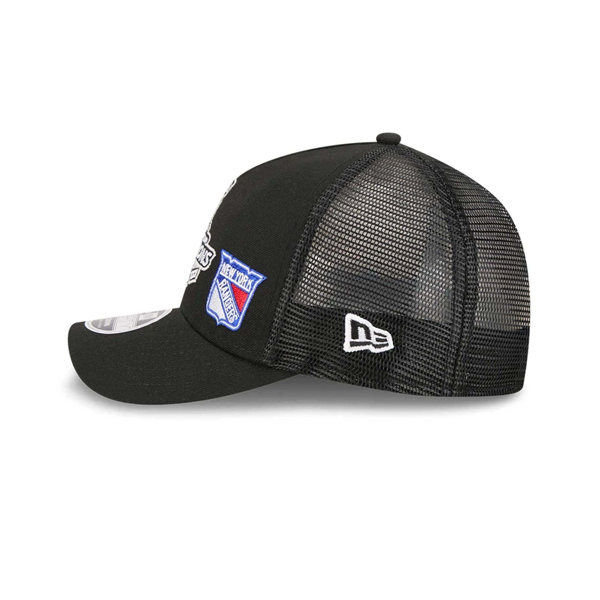 Kings NHL Stanley Cup Black 9FORTY M-Crown A-Frame Trucker Adjustable Cap - Image 4