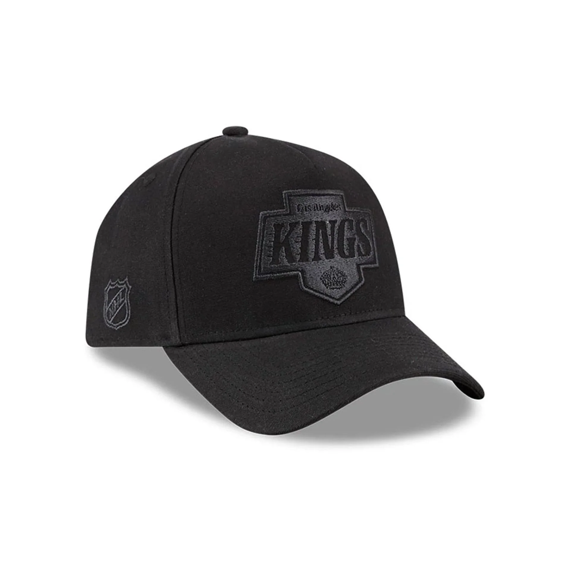 Kings NHL Waxy Canvas Black 59FORTY A-Frame Fitted Cap - Image 3