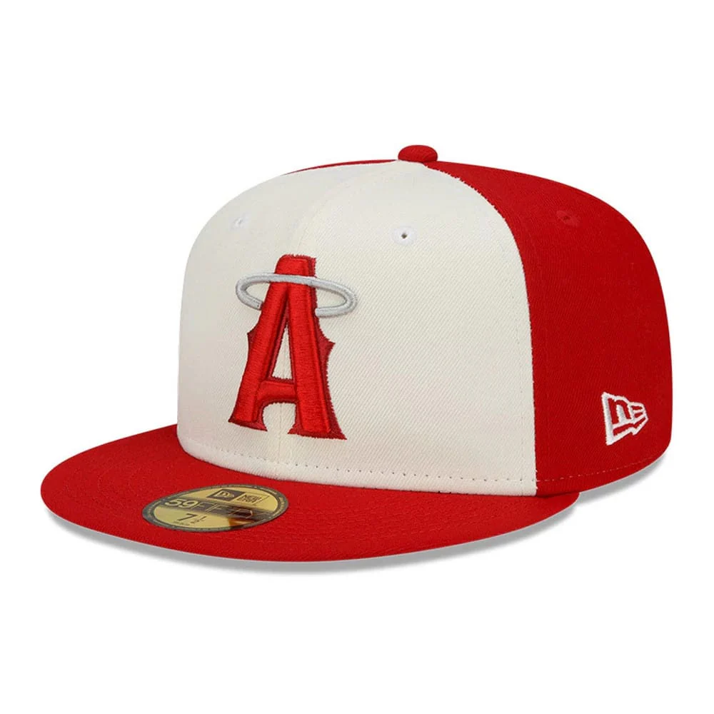 LA Angels MLB City Connect Red 59FIFTY Fitted Cap