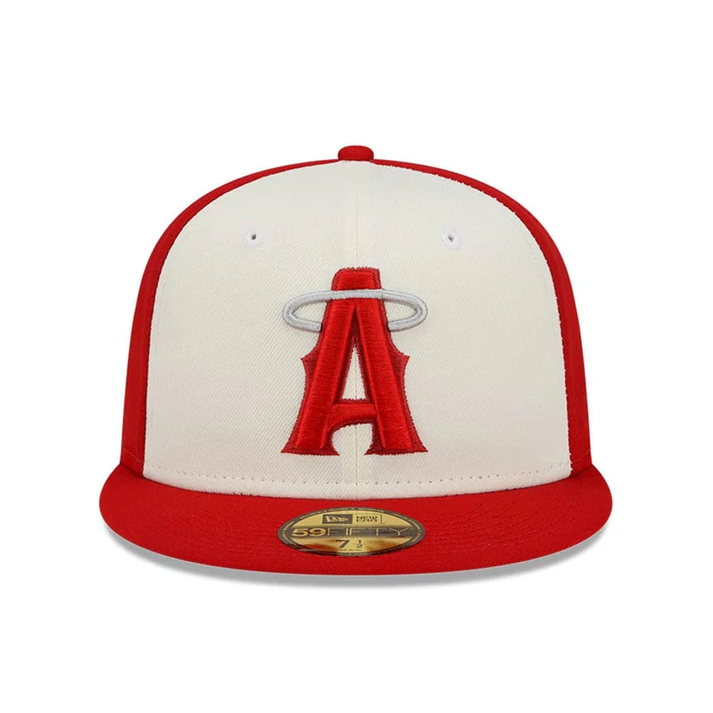 LA Angels MLB City Connect Red 59FIFTY Fitted Cap - Image 3