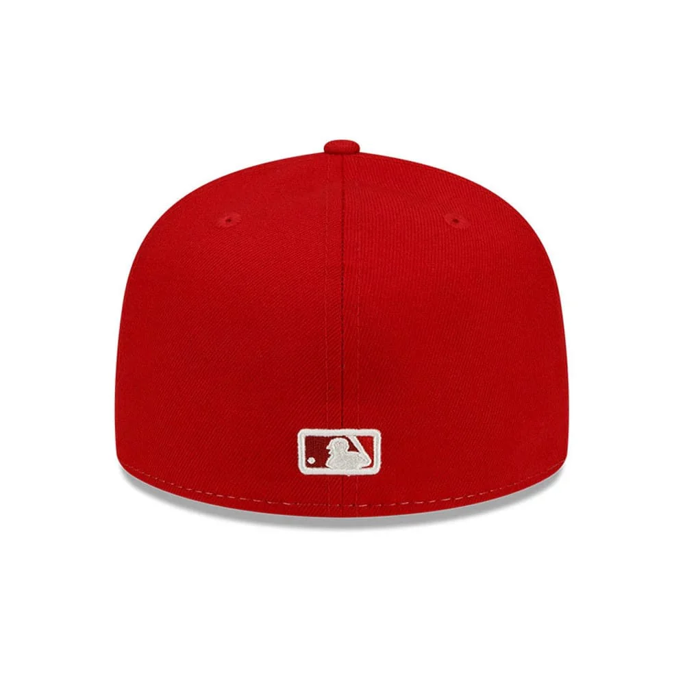 LA Angels MLB City Connect Red 59FIFTY Fitted Cap - Image 7