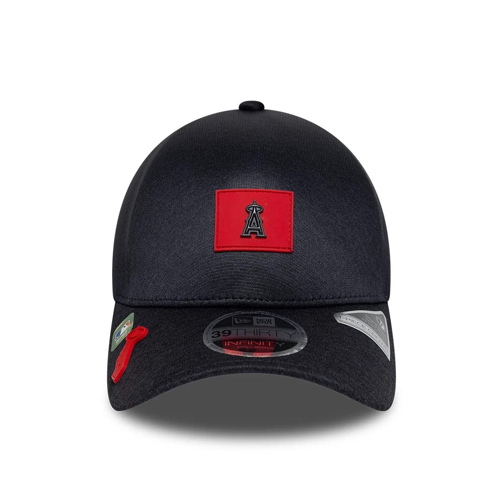 LA Angels MLB Clubhouse Black 39THIRTY Infinity Stretch Fit Cap - Image 2