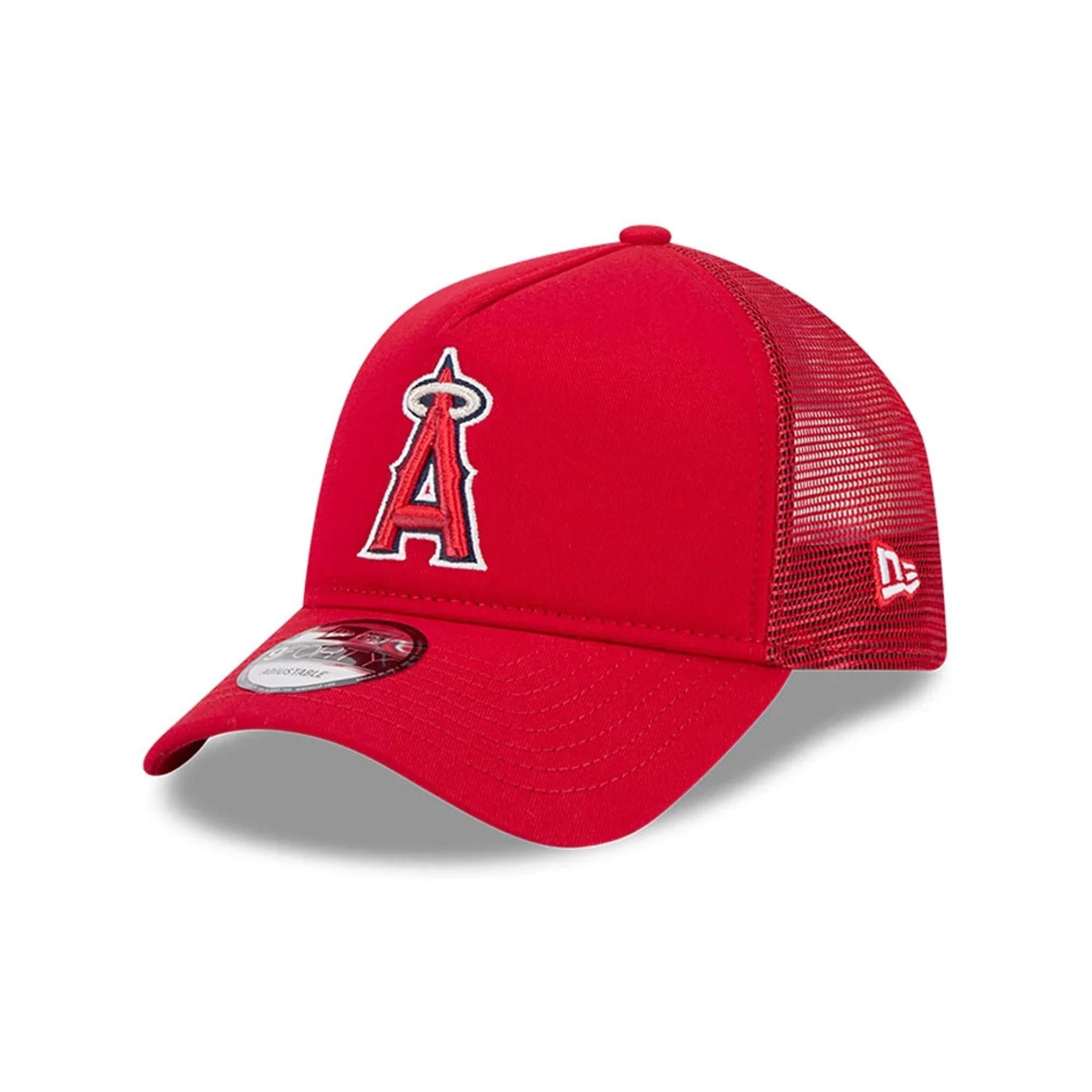 LA Angels MLB Evergreen Red 9FORTY A-Frame Adjustable Cap
