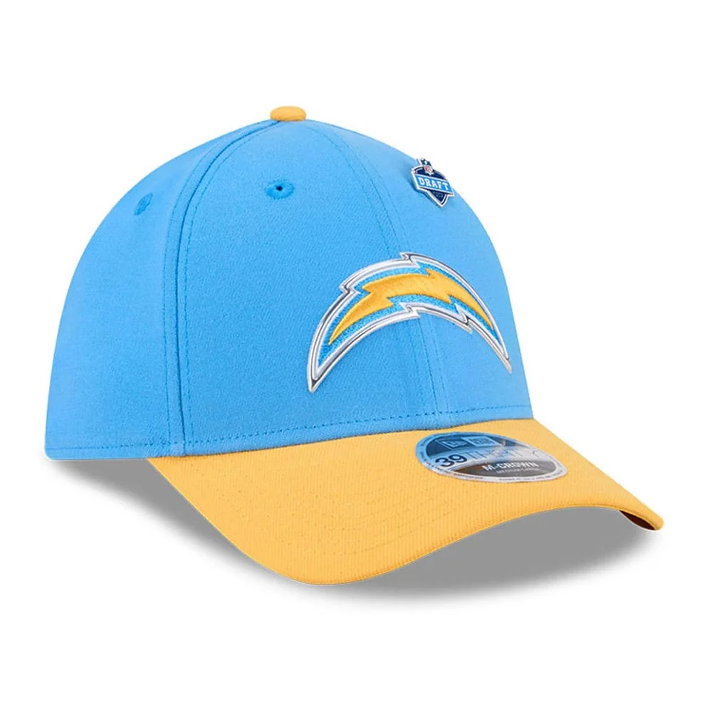 LA Chargers NFL Draft 2026 Blue 39THIRTY M-Crown Stretch Fit Cap - Image 3