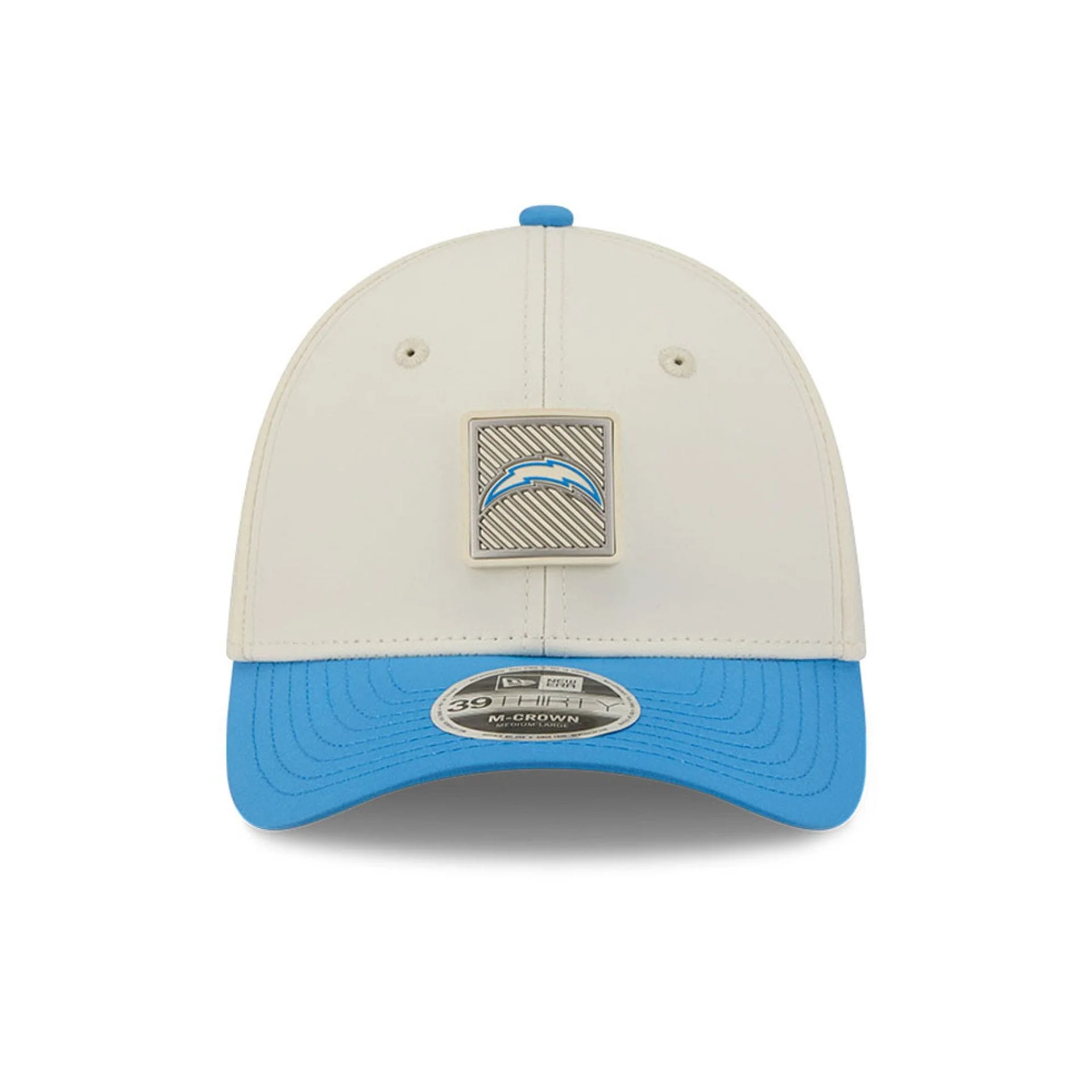 LA Chargers NFL Training 2026 White 39THIRTY M-Crown Stretch Fit Cap - Image 2