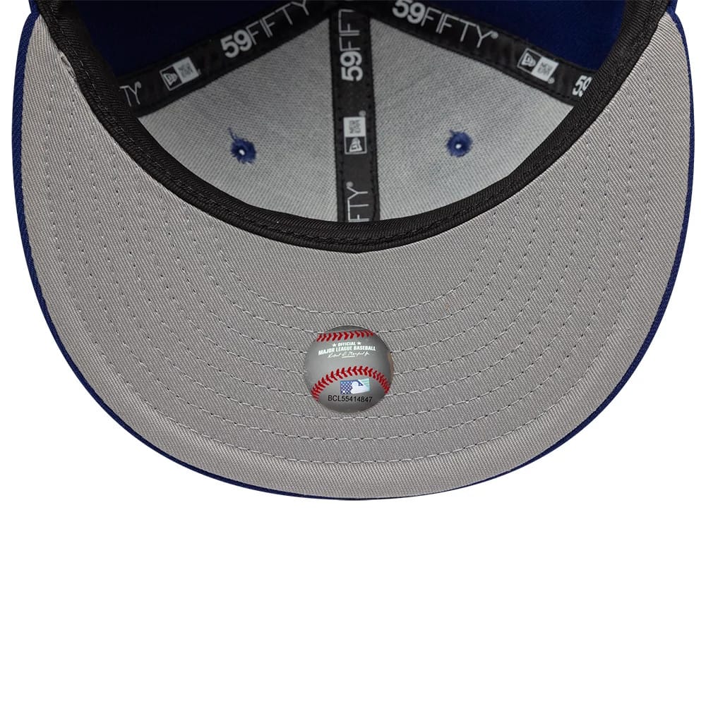 LA Dodgers Hajime Sorayama X MLB Dark Blue 59FIFTY Fitted Cap - Image 2