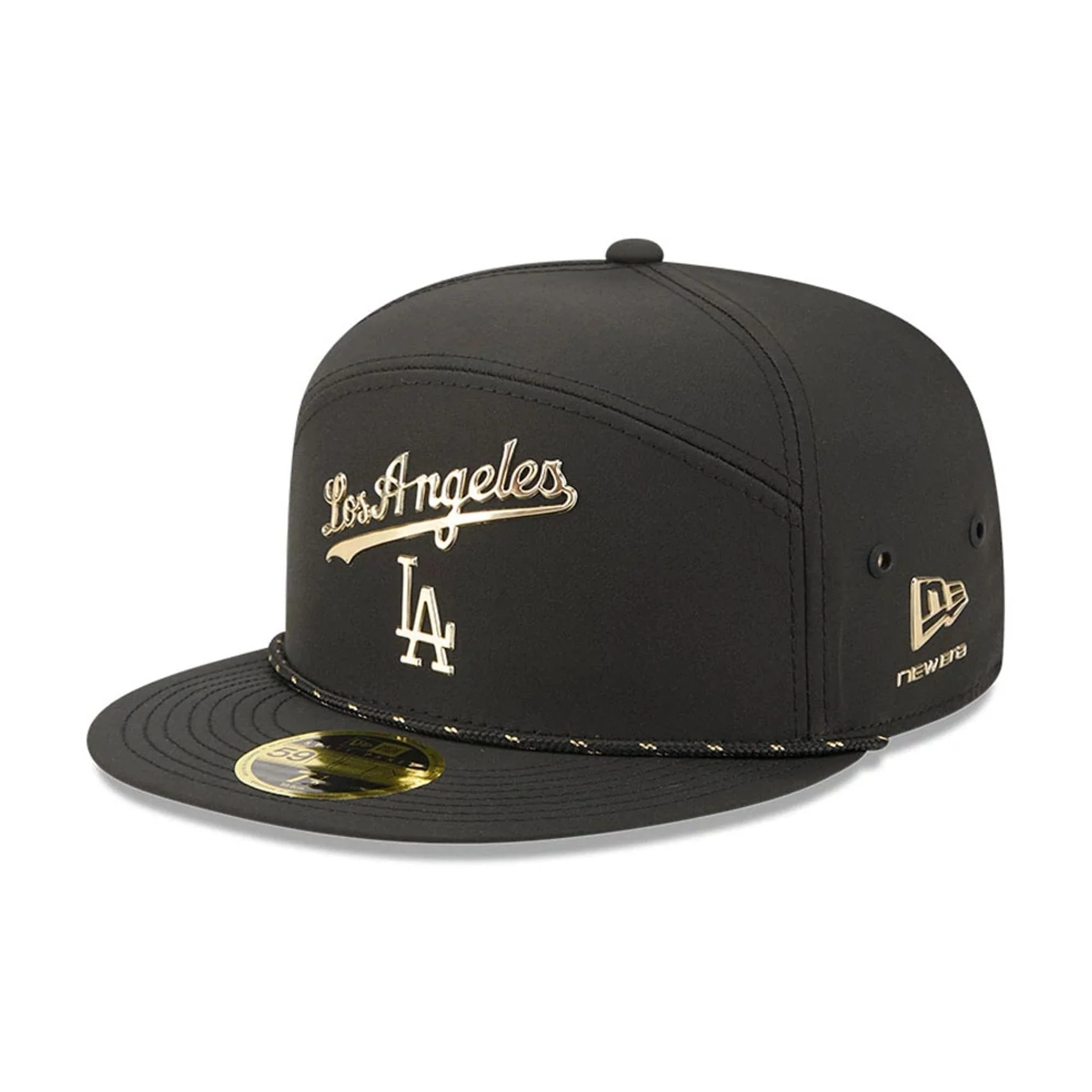 LA Dodgers MLB 59FIFTY Day Black Split Panel 59FIFTY Fitted Cap