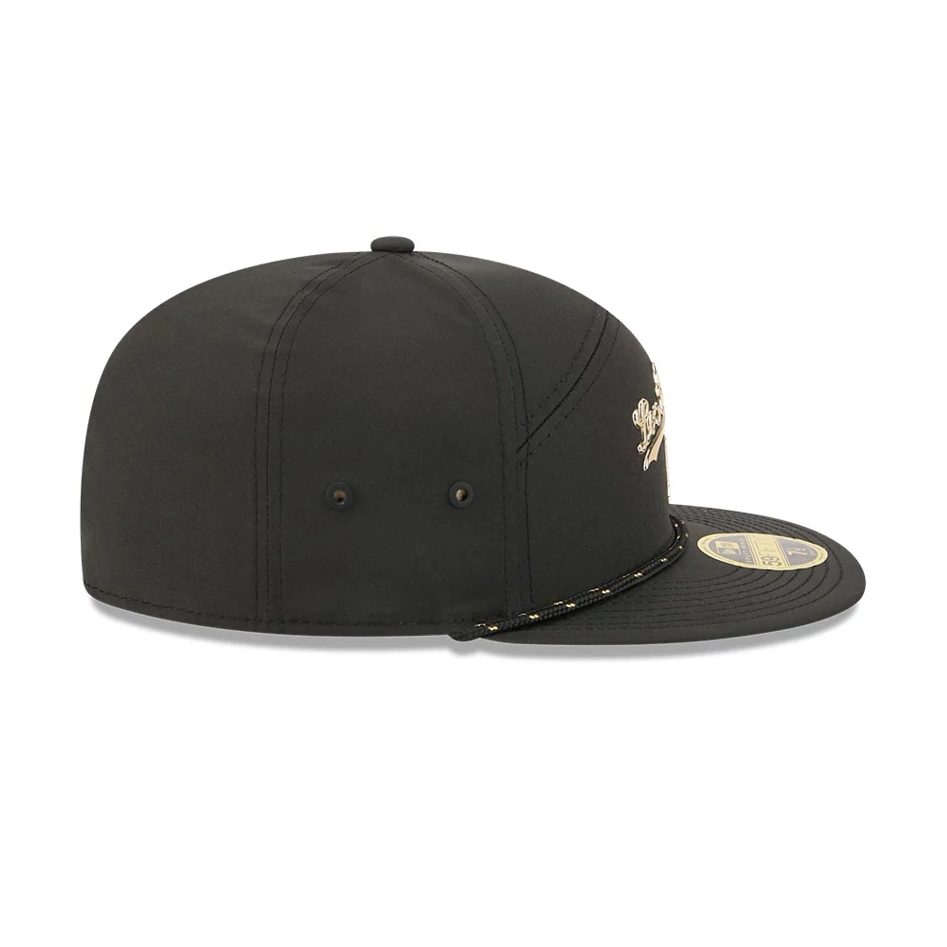 LA Dodgers MLB 59FIFTY Day Black Split Panel 59FIFTY Fitted Cap - Image 6