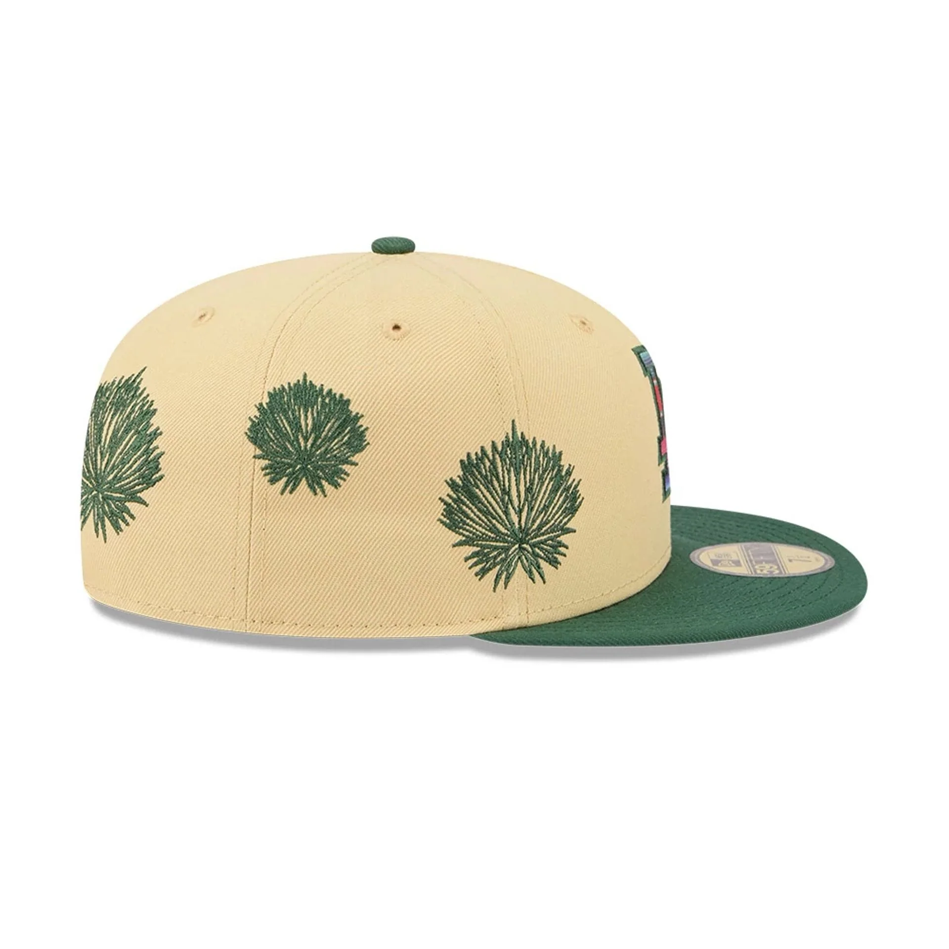 LA Dodgers MLB Agave 2Tone Light Beige 59FIFTY Fitted Cap - Image 7