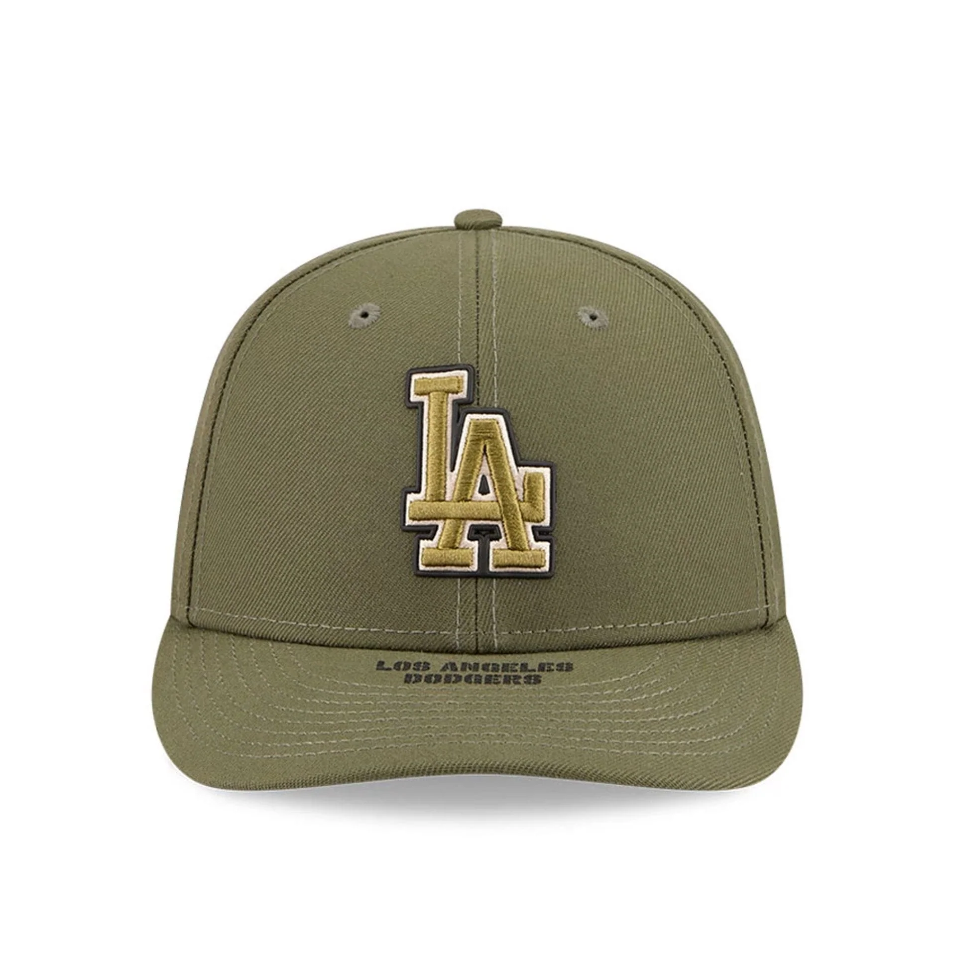 LA Dodgers MLB Armed Forces Day 2026 Green Low Profile 59FIFTY Fitted Cap - Image 3