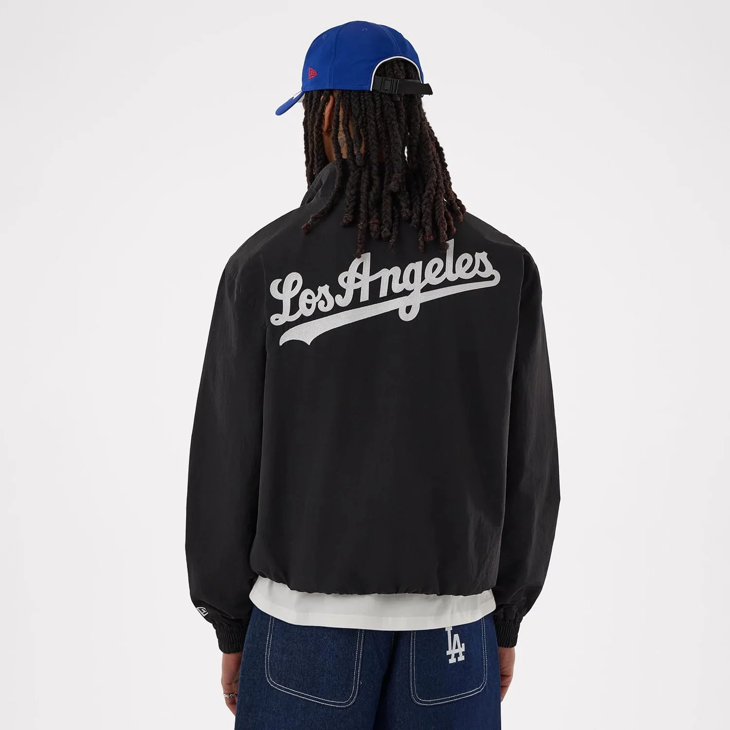 LA Dodgers MLB Black Sports Jacket - Image 2