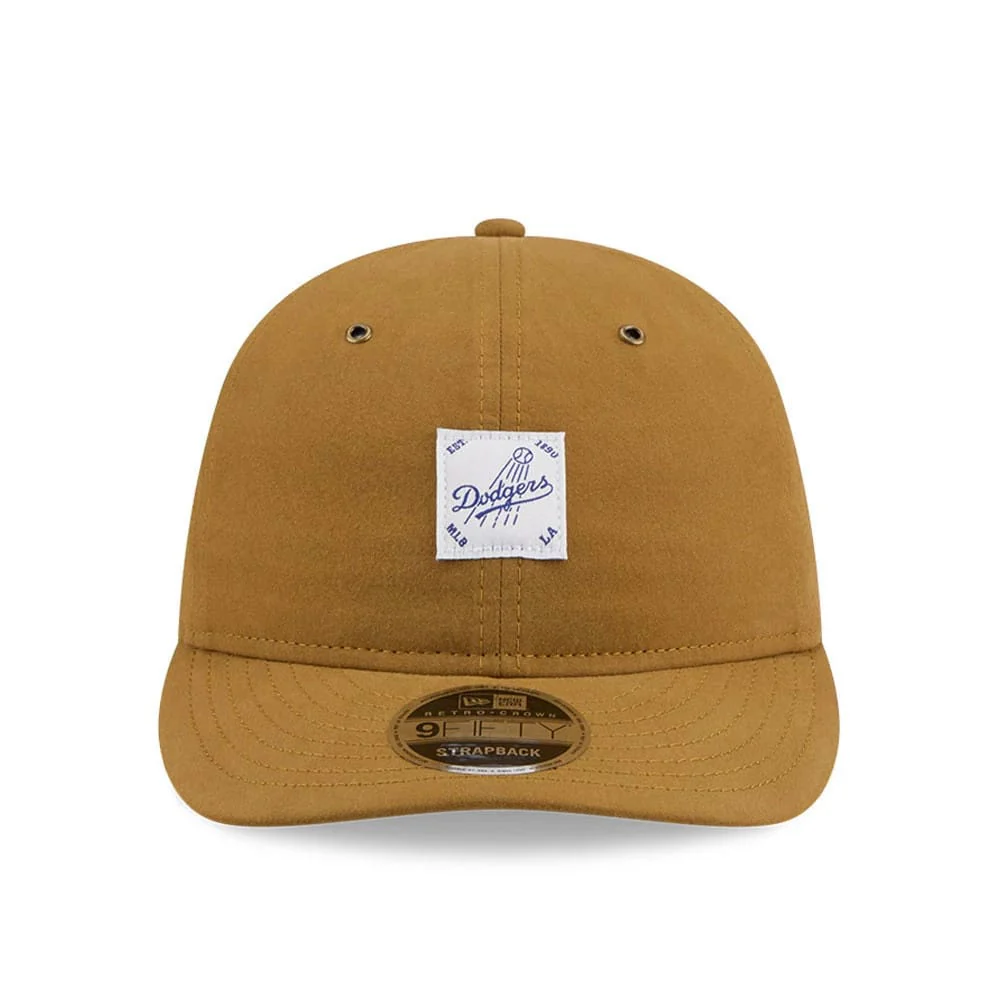 LA Dodgers MLB Brushed Dark Beige Retro Crown 9FIFTY Adjustable Cap - Image 3