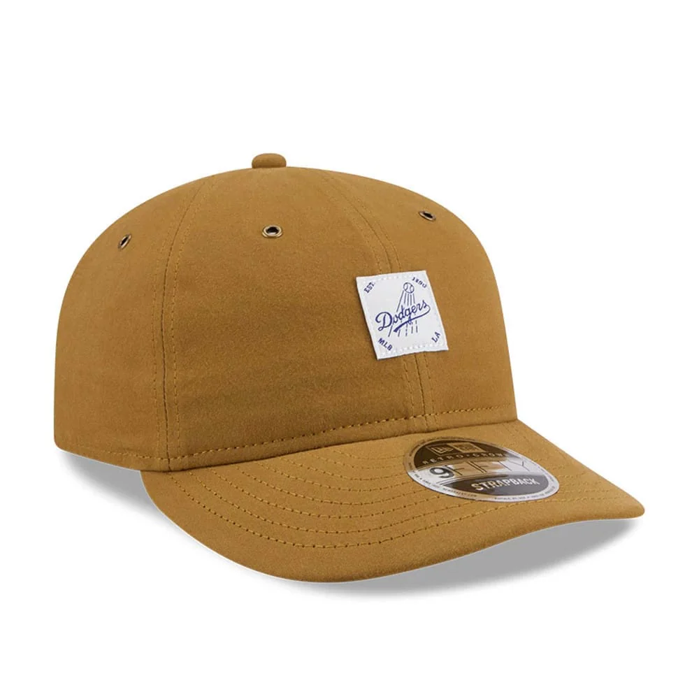 LA Dodgers MLB Brushed Dark Beige Retro Crown 9FIFTY Adjustable Cap - Image 4