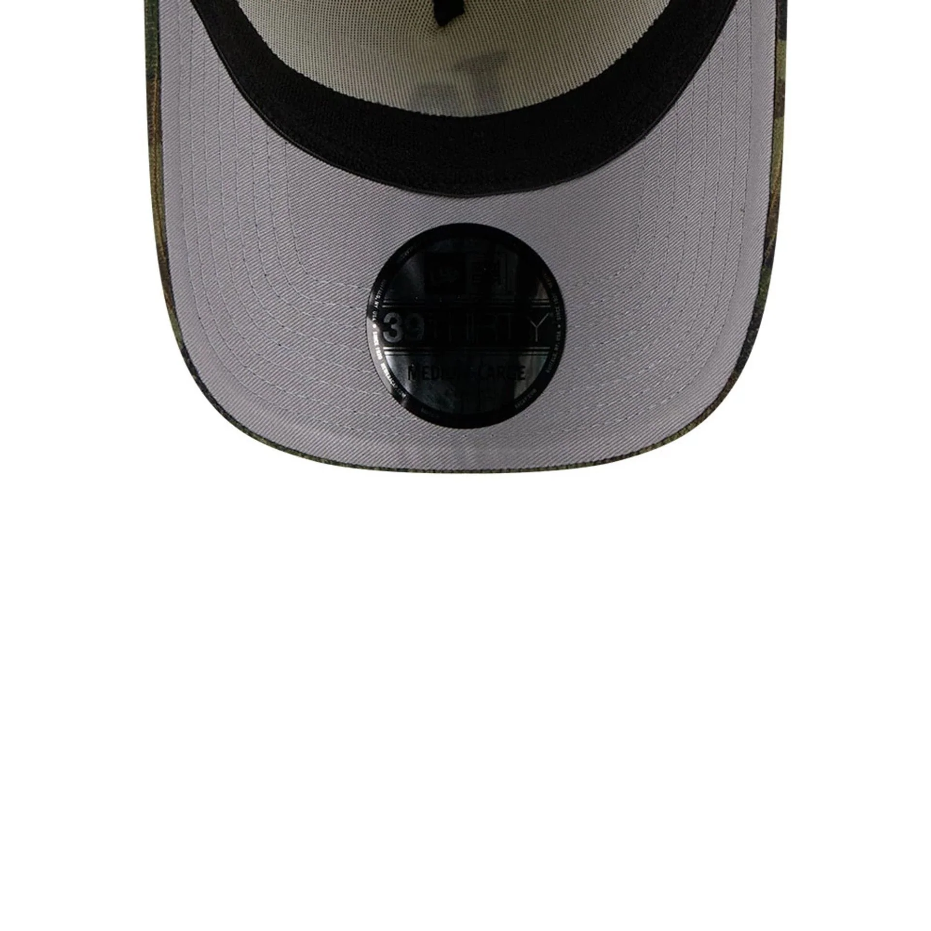 LA Dodgers MLB Camo Visor Cream 39THIRTY A-Frame Stretch Fit Cap - Image 2