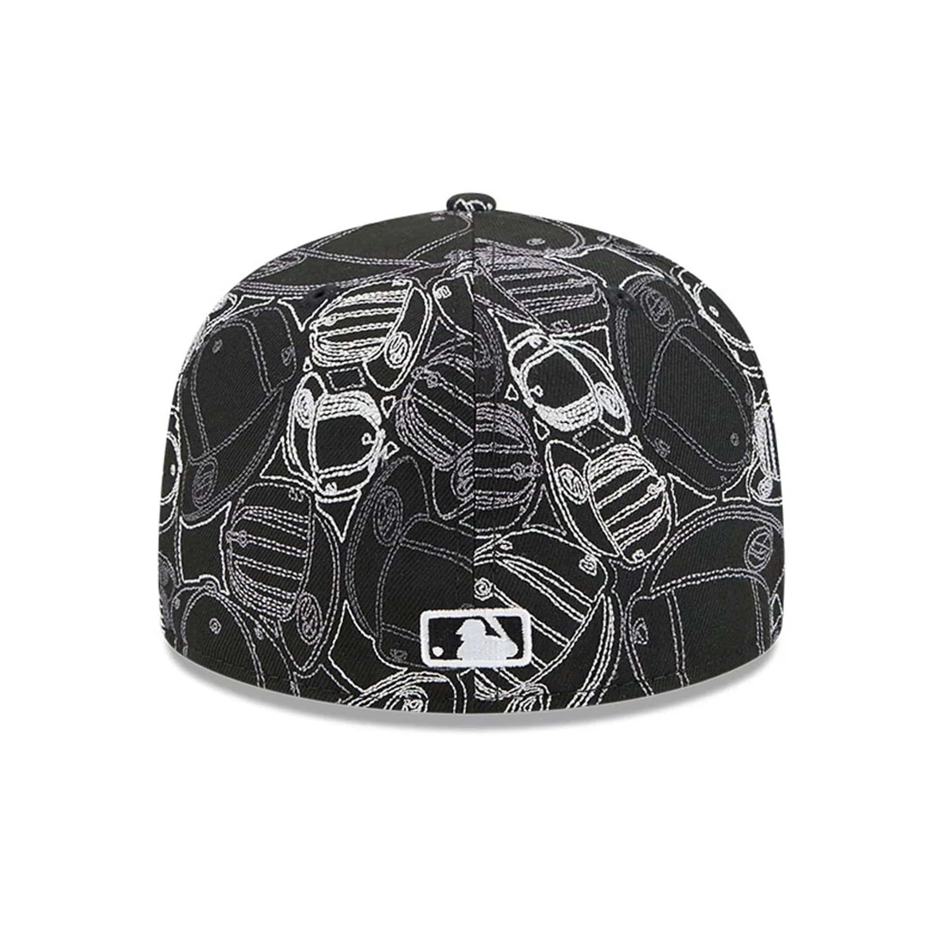 LA Dodgers MLB Cap Scramble Black 59FIFTY Fitted Cap - Image 5