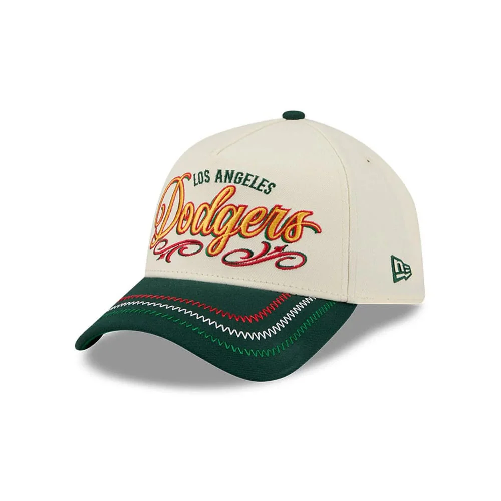 LA Dodgers MLB Cinco De Mayo Cream 9FORTY A-Frame Adjustable Cap