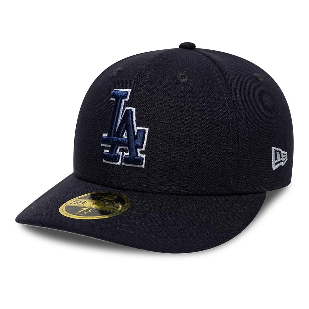 LA Dodgers MLB College Varsity Navy Low Profile 59FIFTY Fitted Cap