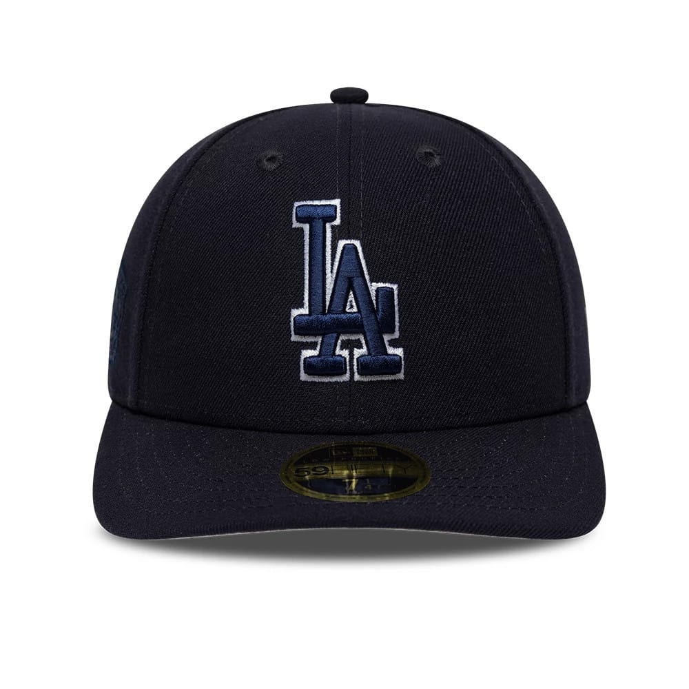 LA Dodgers MLB College Varsity Navy Low Profile 59FIFTY Fitted Cap - Image 3