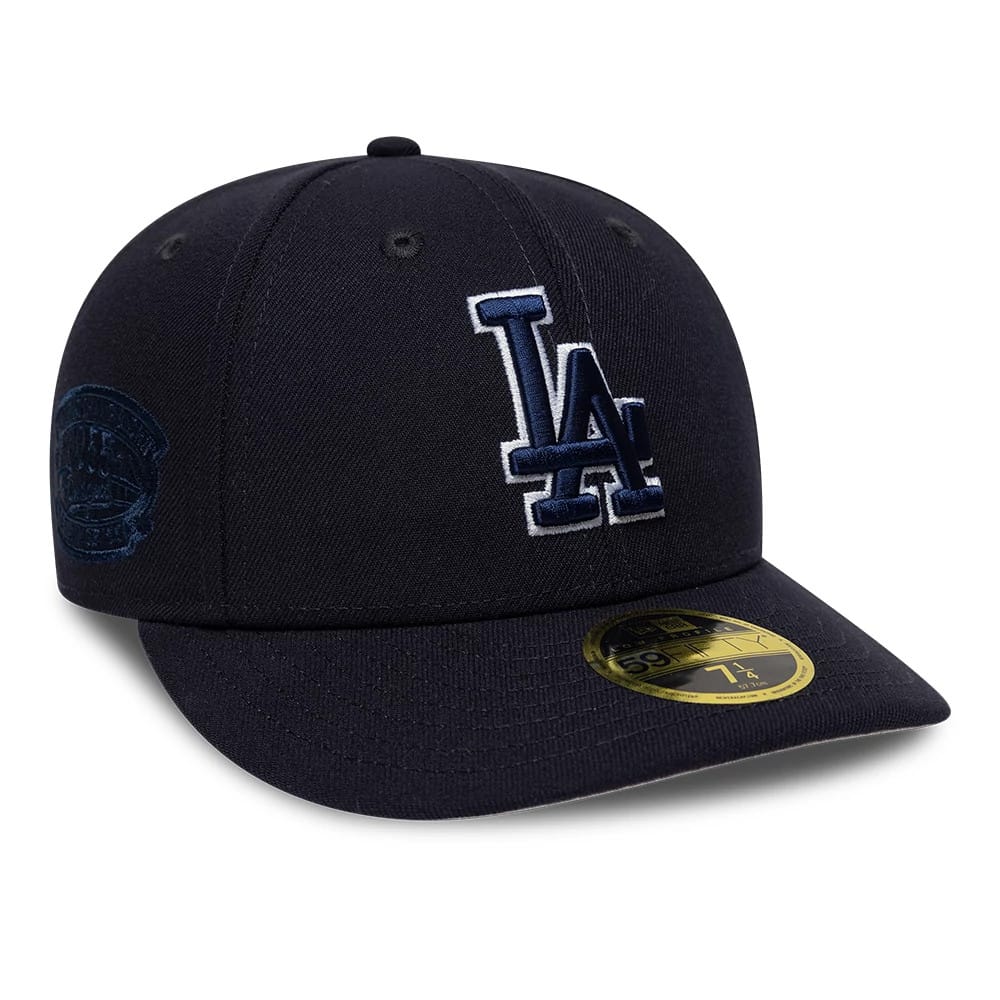 LA Dodgers MLB College Varsity Navy Low Profile 59FIFTY Fitted Cap - Image 4
