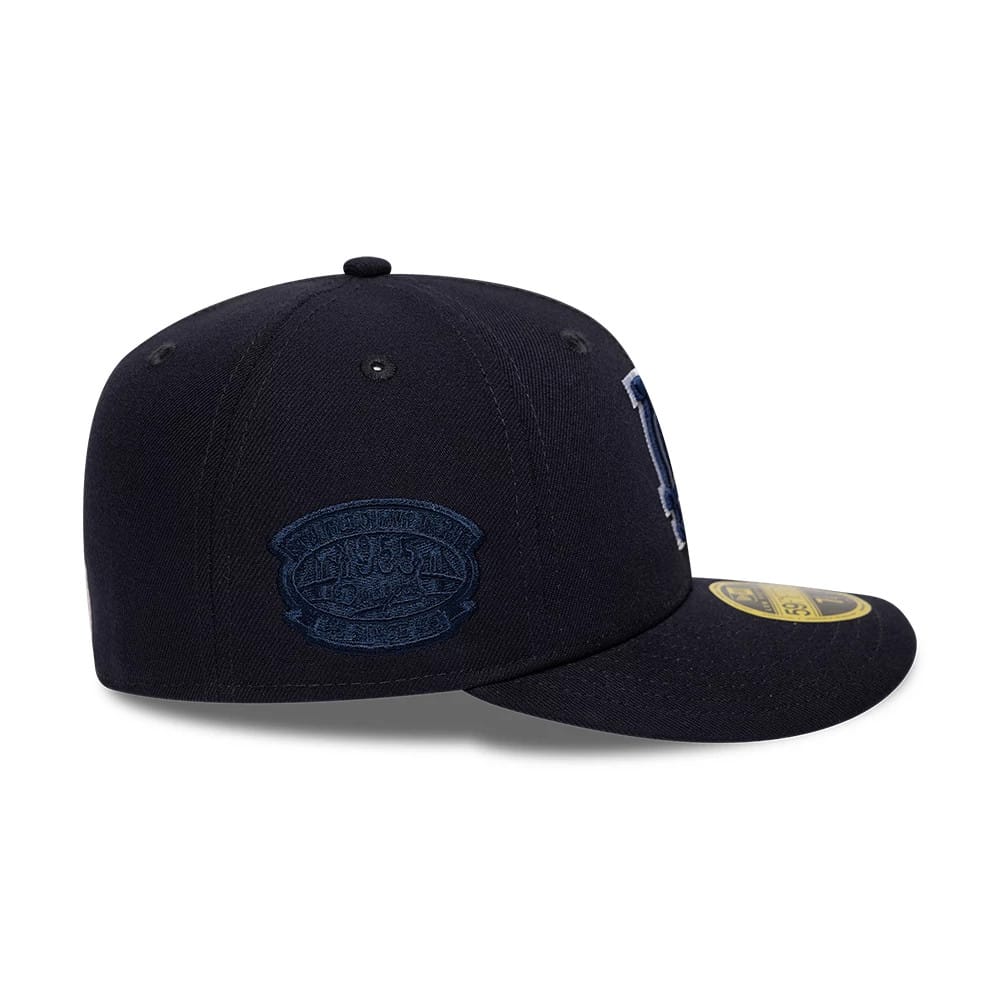 LA Dodgers MLB College Varsity Navy Low Profile 59FIFTY Fitted Cap - Image 6
