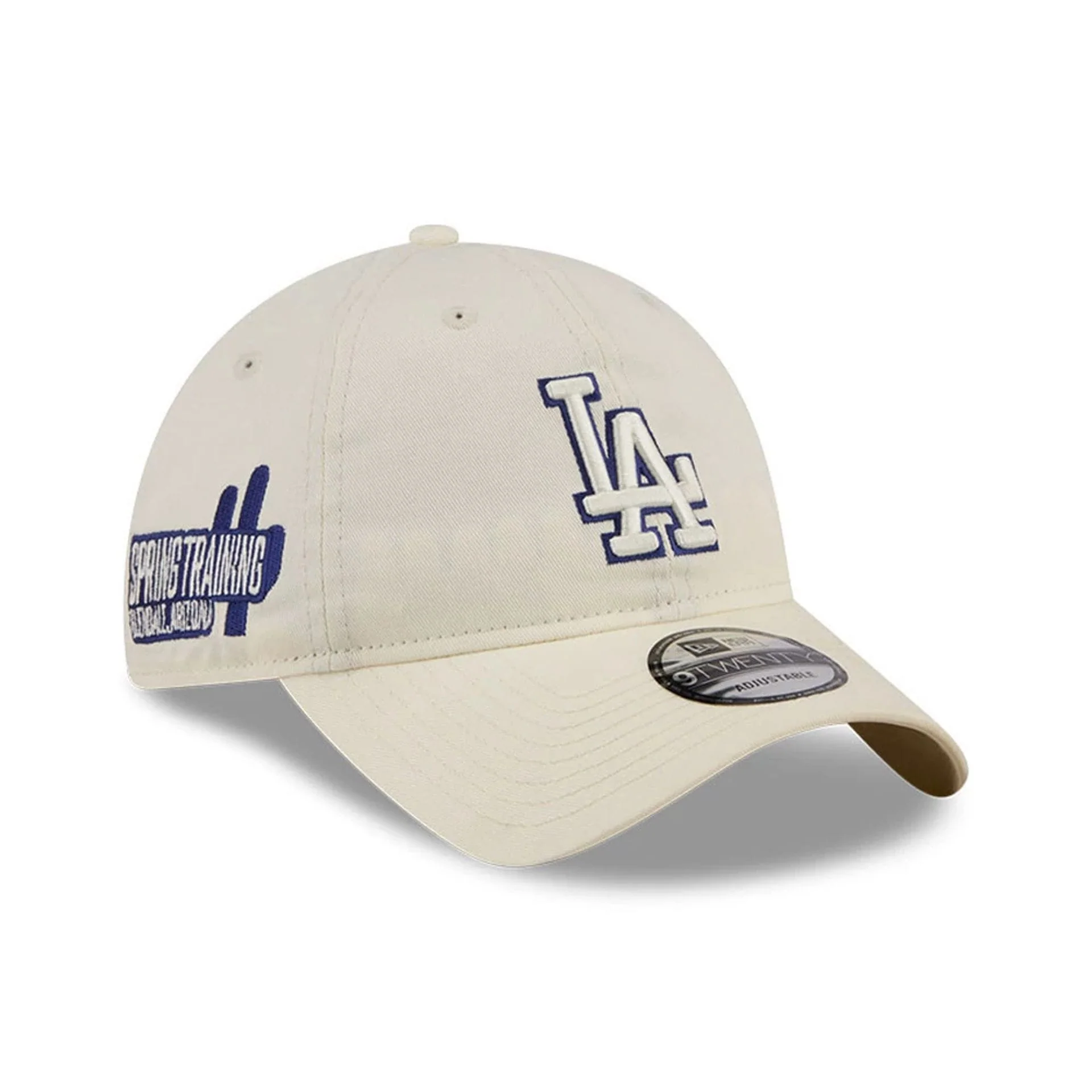 LA Dodgers MLB Colours White 9TWENTY Adjustable Cap