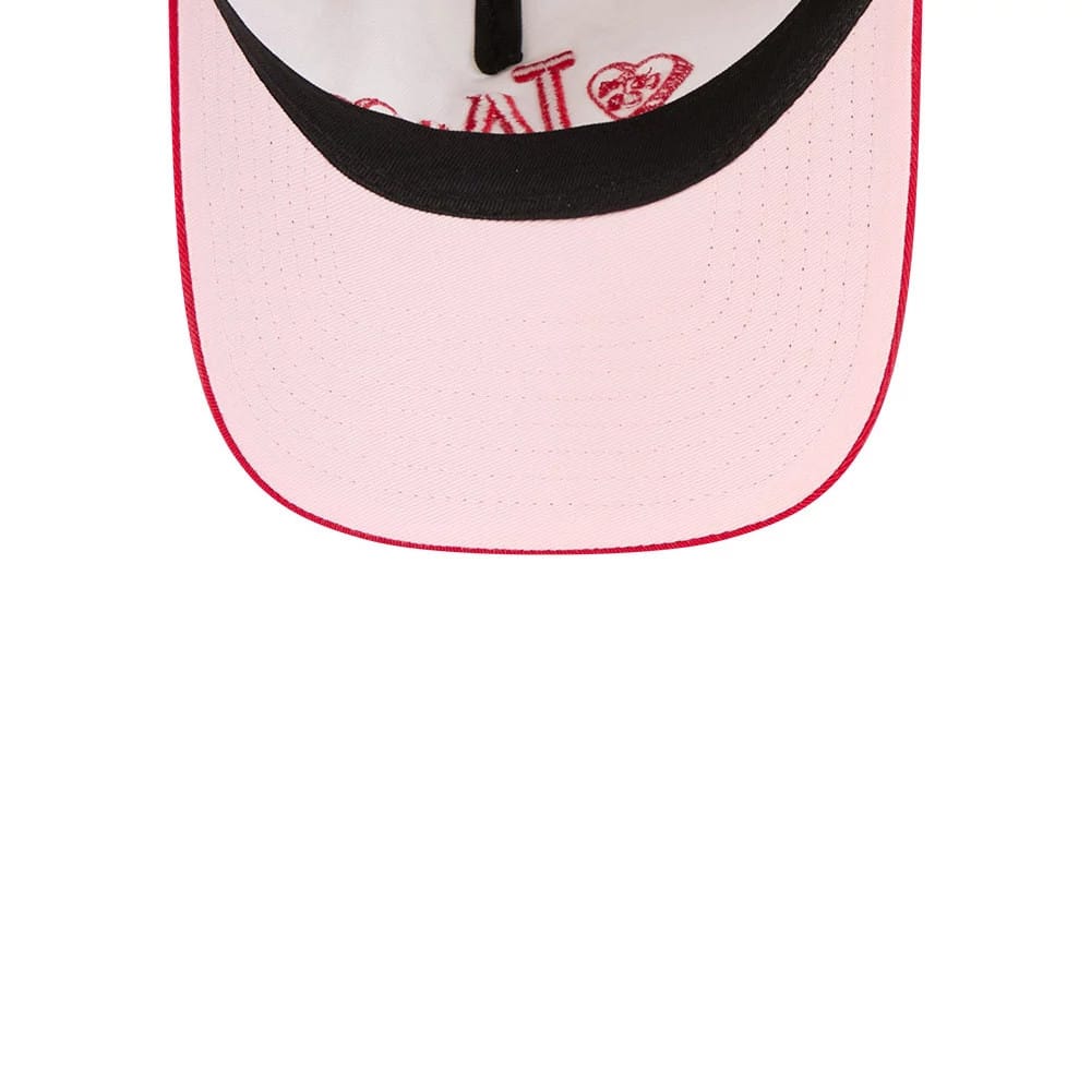 LA Dodgers MLB Conversation Hearts Red 9TWENTY A-Frame Adjustable Cap - Image 2