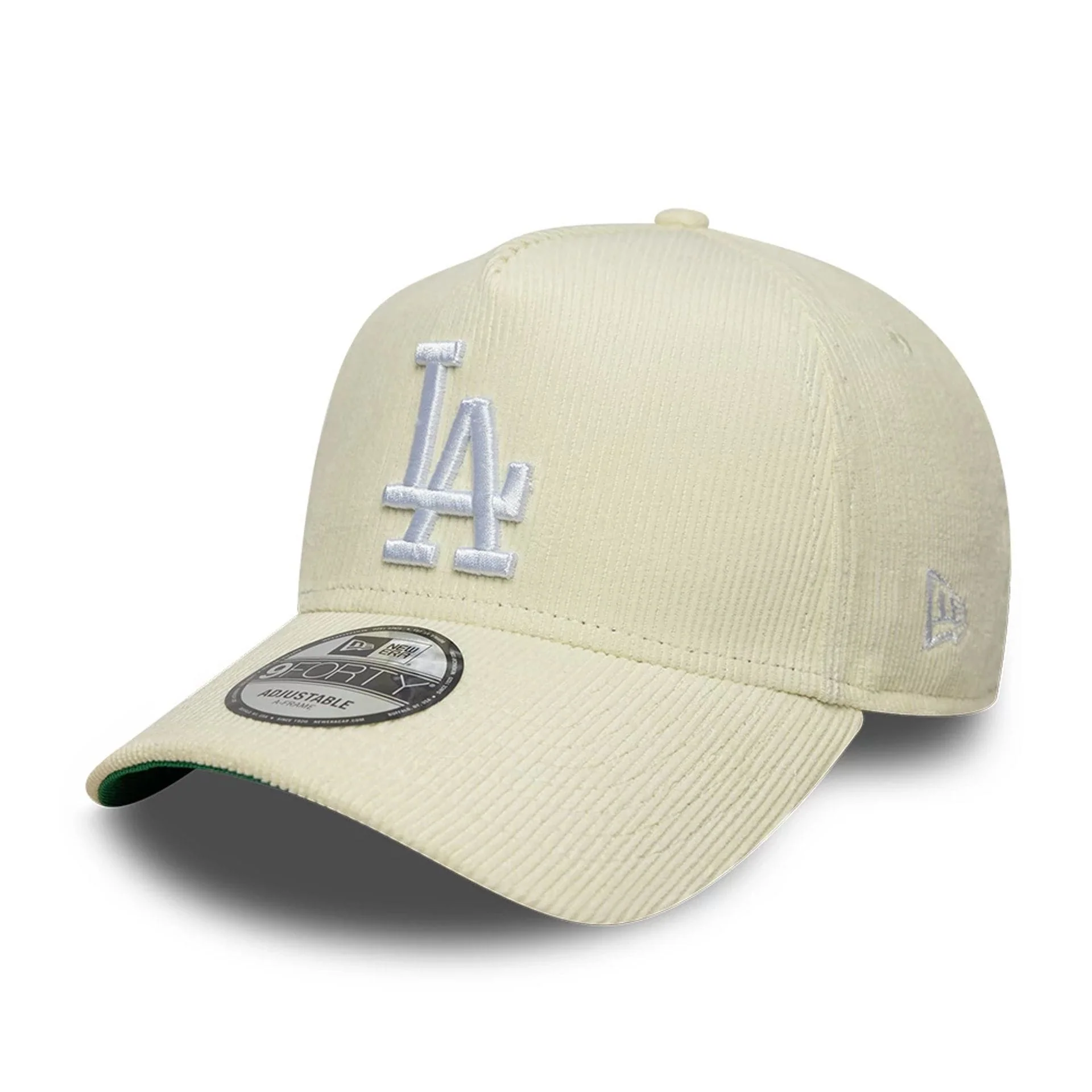 LA Dodgers MLB Cord Cream 9FORTY A-Frame Adjustable Cap