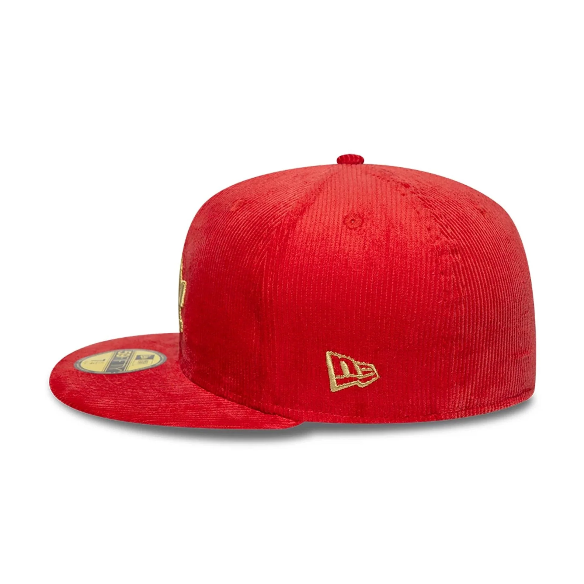 LA Dodgers MLB Cord Red 59FIFTY Fitted Cap - Image 5
