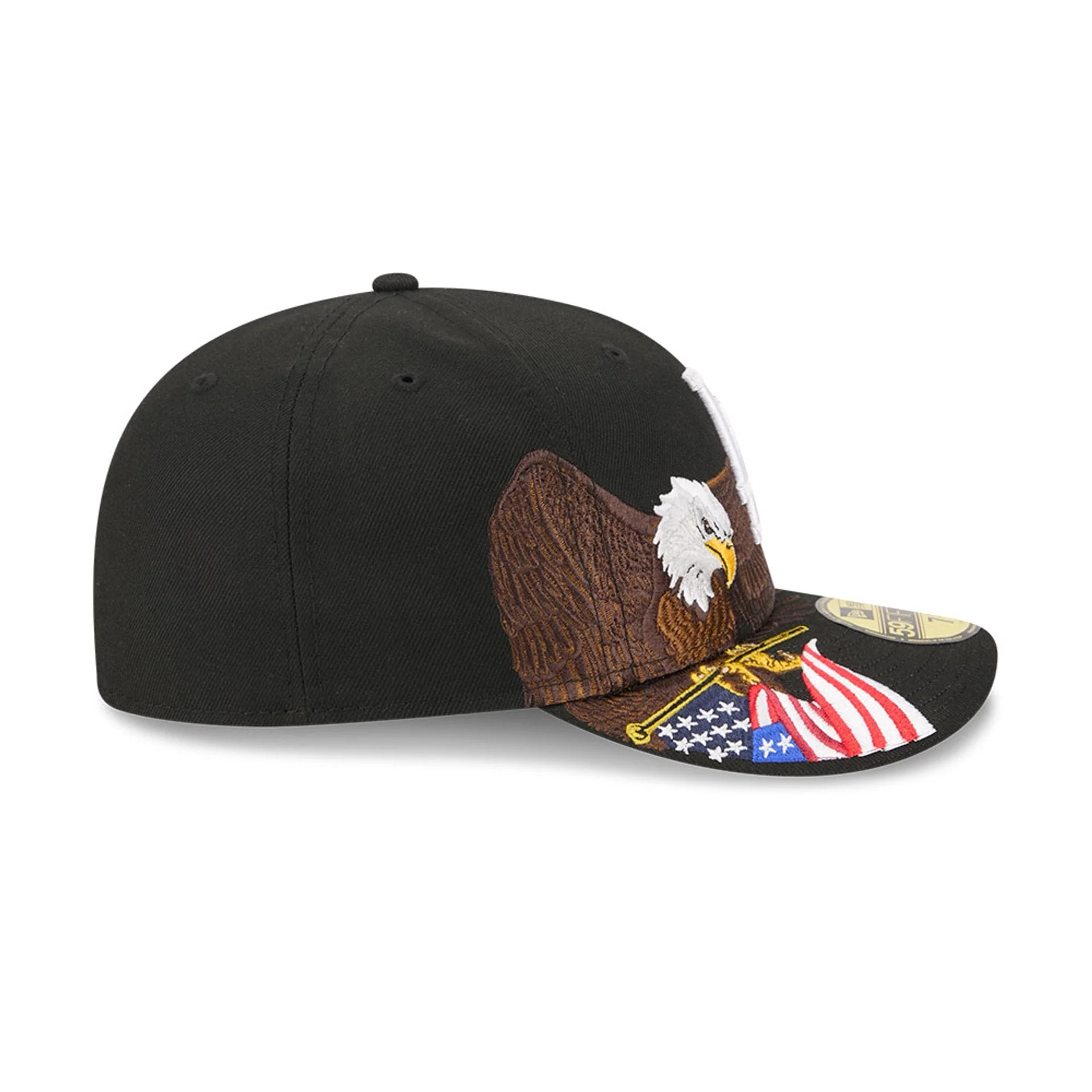 LA Dodgers MLB Eagle Black 59FIFTY Fitted Cap - Image 5