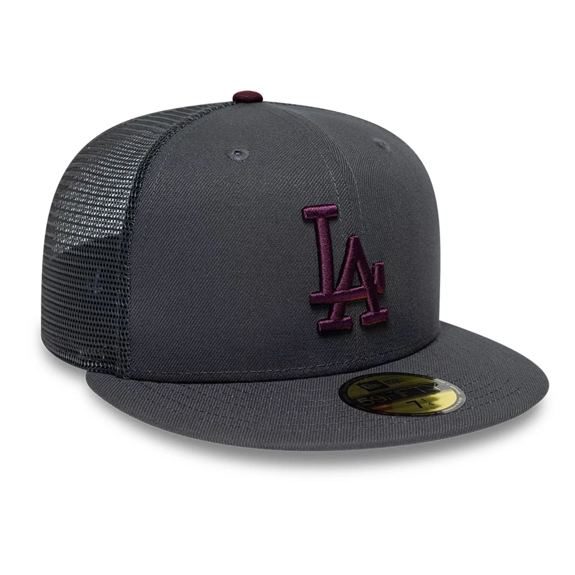 LA Dodgers MLB Hydrangea Dark Grey 59FIFTY Fitted Cap - Image 4