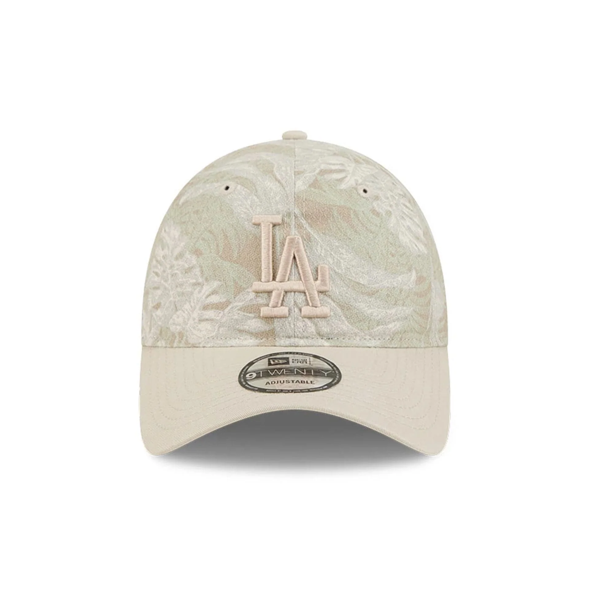 LA Dodgers MLB Leafy Palm Light Beige 9TWENTY Adjustable Cap - Image 3
