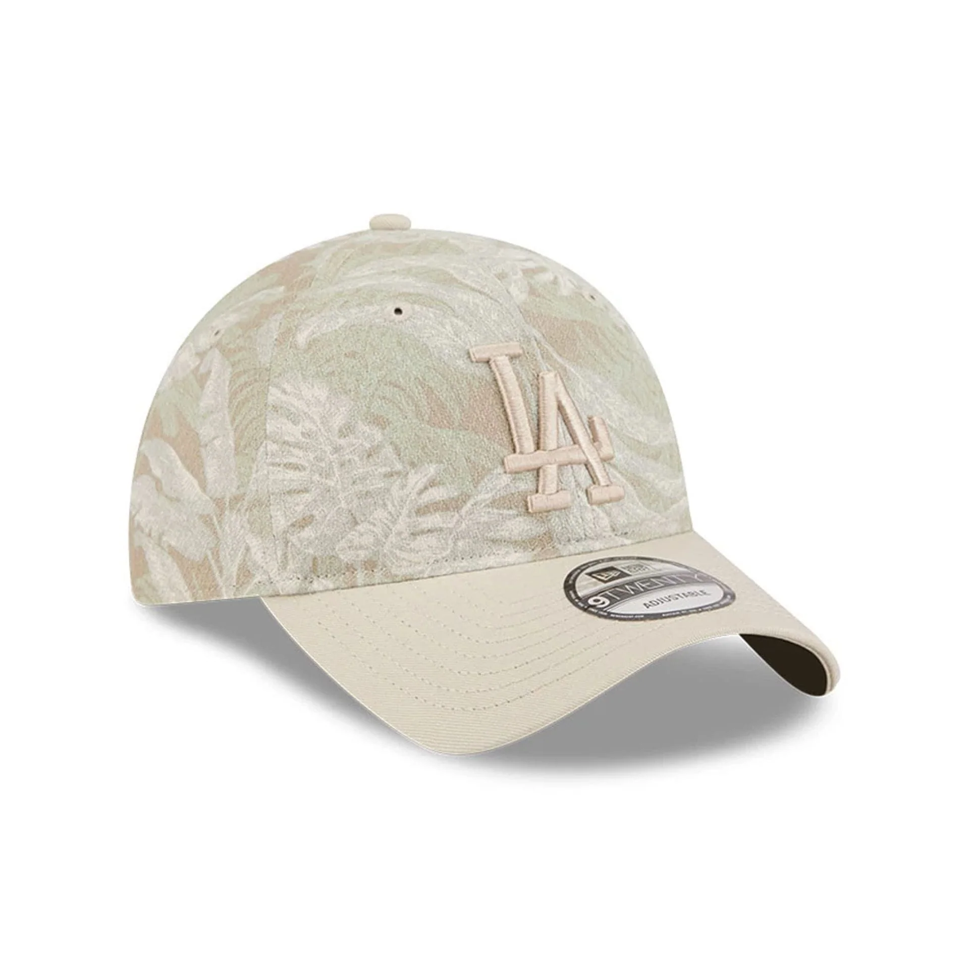 LA Dodgers MLB Leafy Palm Light Beige 9TWENTY Adjustable Cap - Image 4