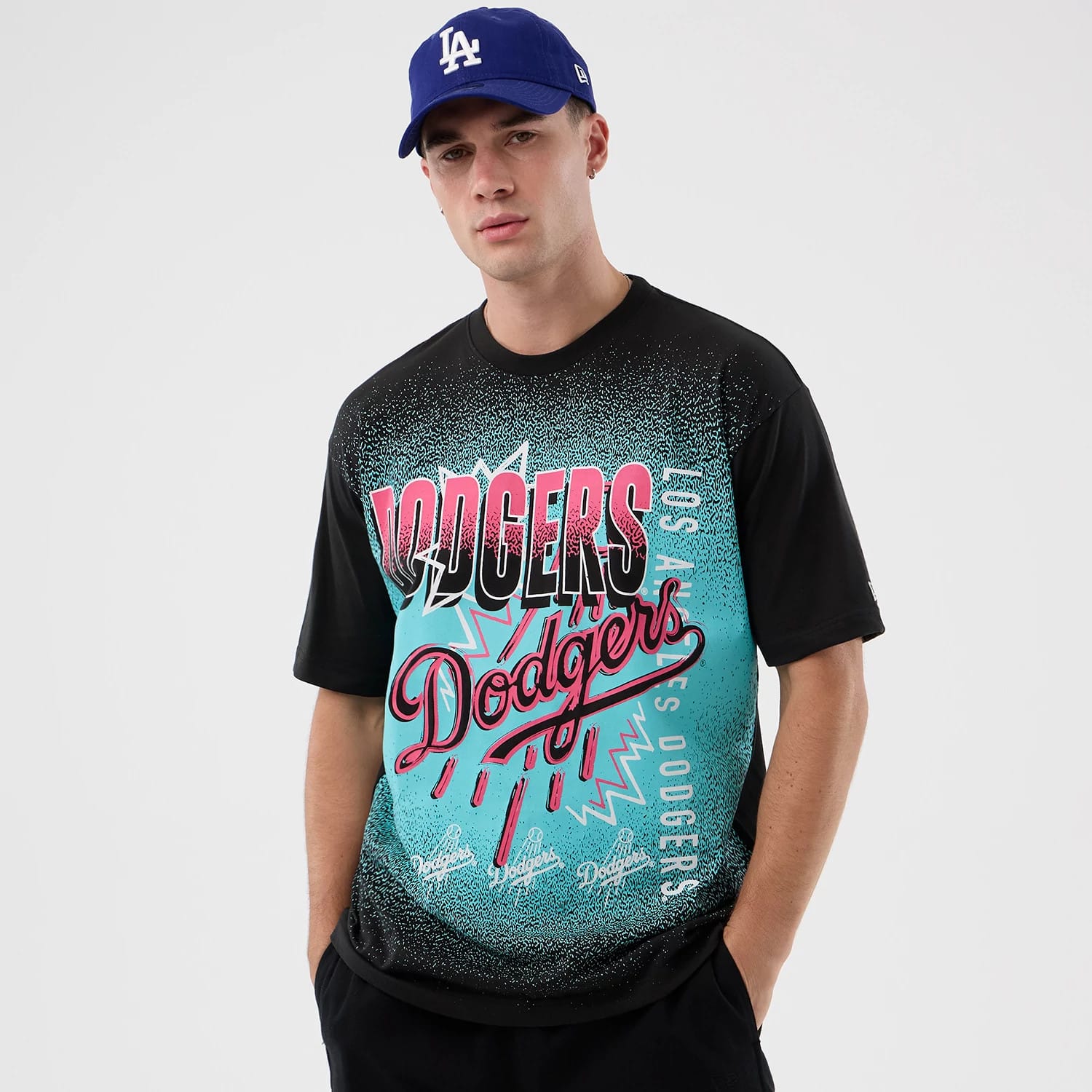 LA Dodgers MLB Life Graphic Black T-Shirt