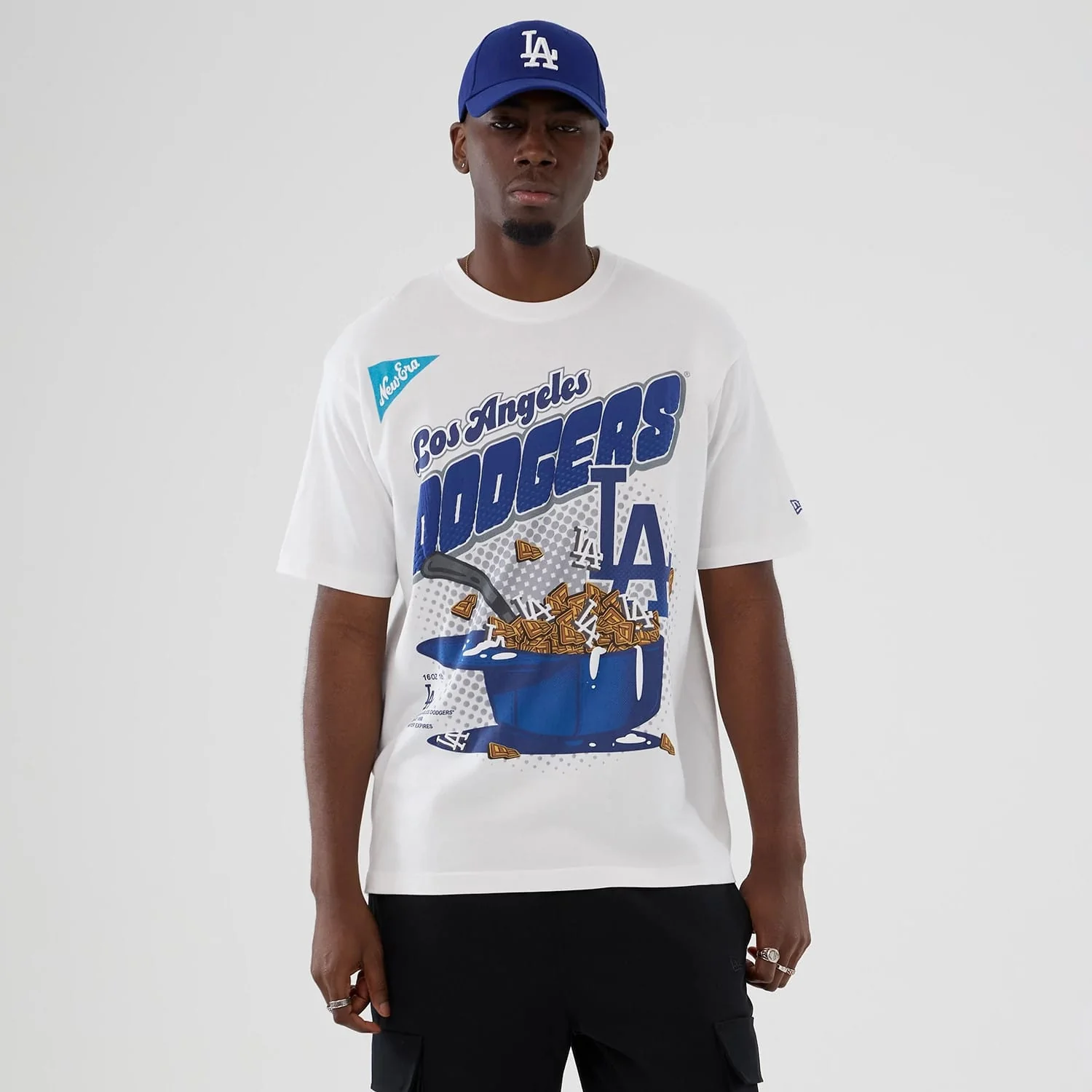 LA Dodgers MLB Lifestyle Graphic White T-Shirt