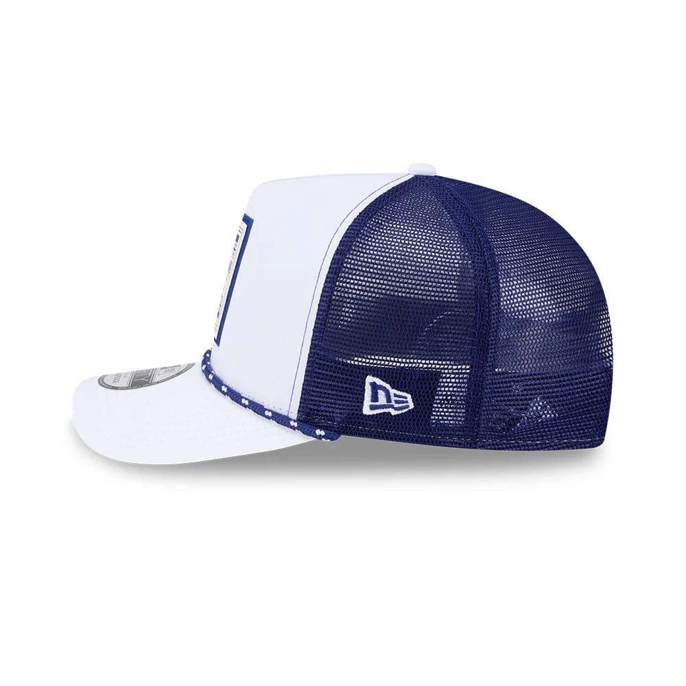 LA Dodgers MLB Lines White 9FIFTY A-Frame Snapback Adjustable Cap - Image 5