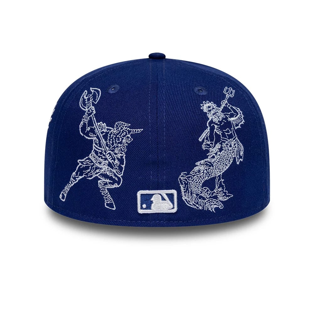 LA Dodgers MLB Mythical Dark Blue 59FIFTY FItted Cap - Image 4
