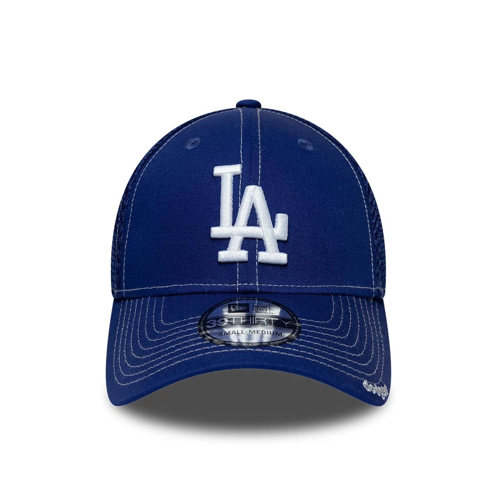 LA Dodgers MLB Neo Dark Blue 39THIRTY Stretch Fit Cap - Image 2