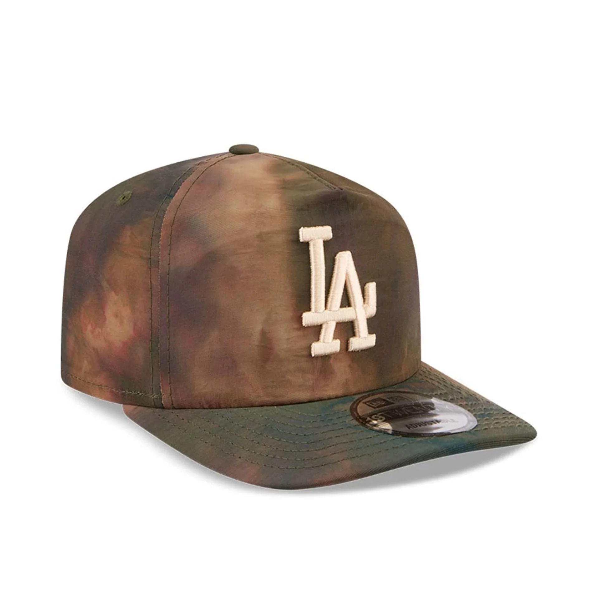 LA Dodgers MLB Nylon Wash Dye Open Green 19TWENTY Adjustable Cap - Image 3