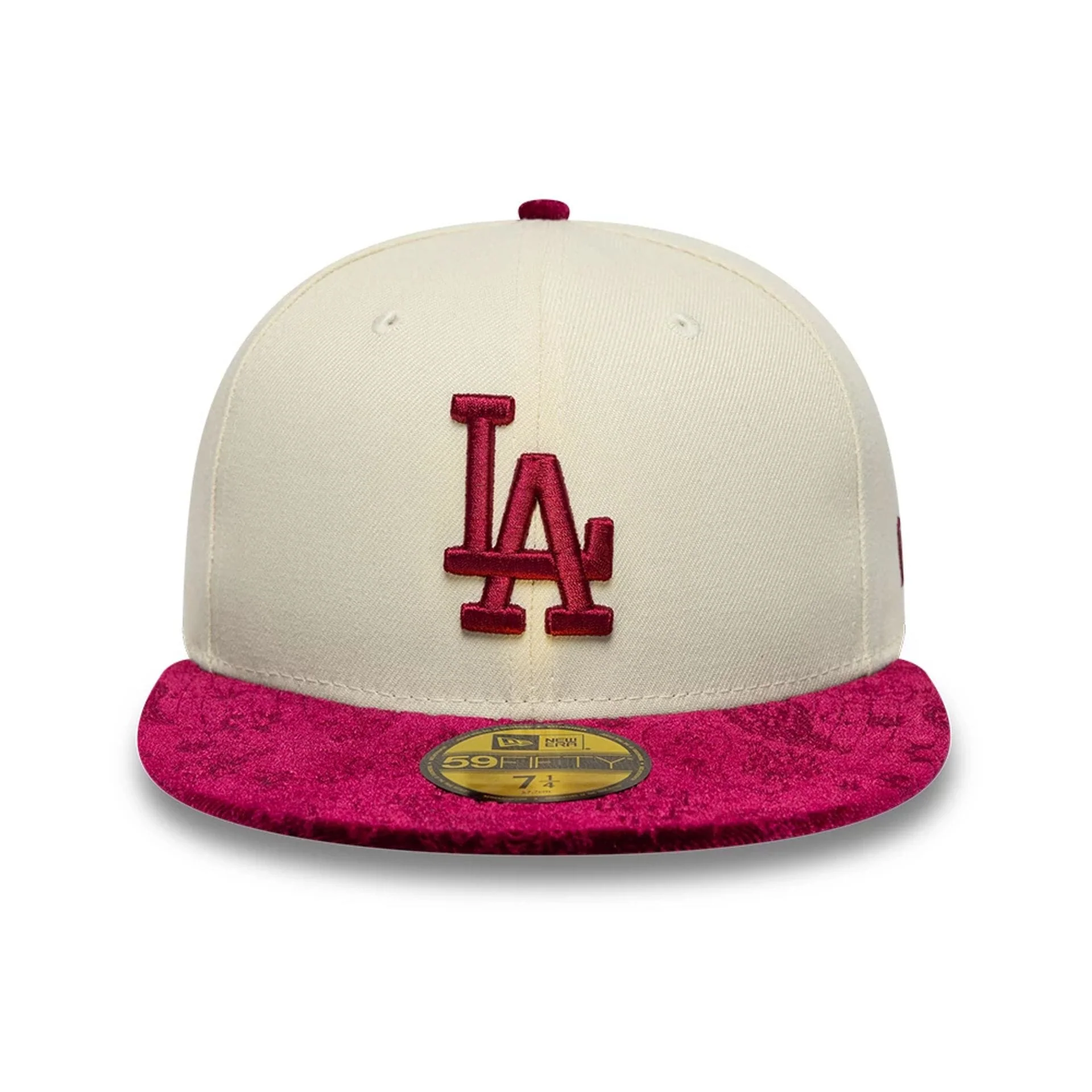 LA Dodgers MLB Paisley Visor Cream 59FIFTY Fitted Cap - Image 4